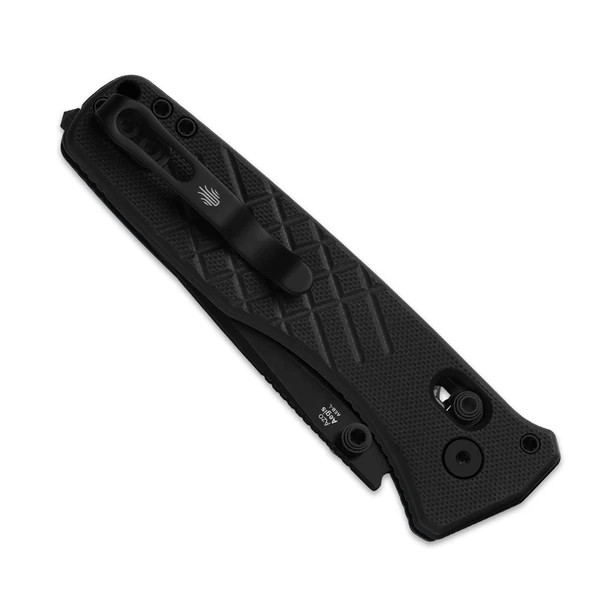 Kizer Aegis T Folding Knife Black G-10 Handle Black PVD Coated AEB-L Tanto Blade V3774CTA1 View 8