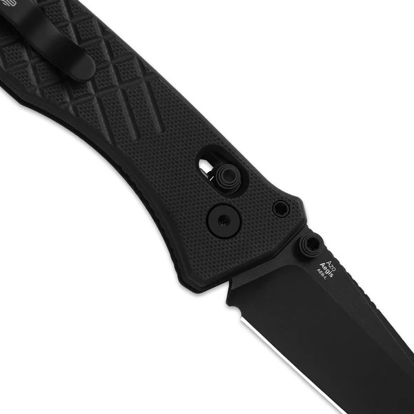 Kizer Aegis T Folding Knife Black G-10 Handle Black PVD Coated AEB-L Tanto Blade V3774CTA1 View 6