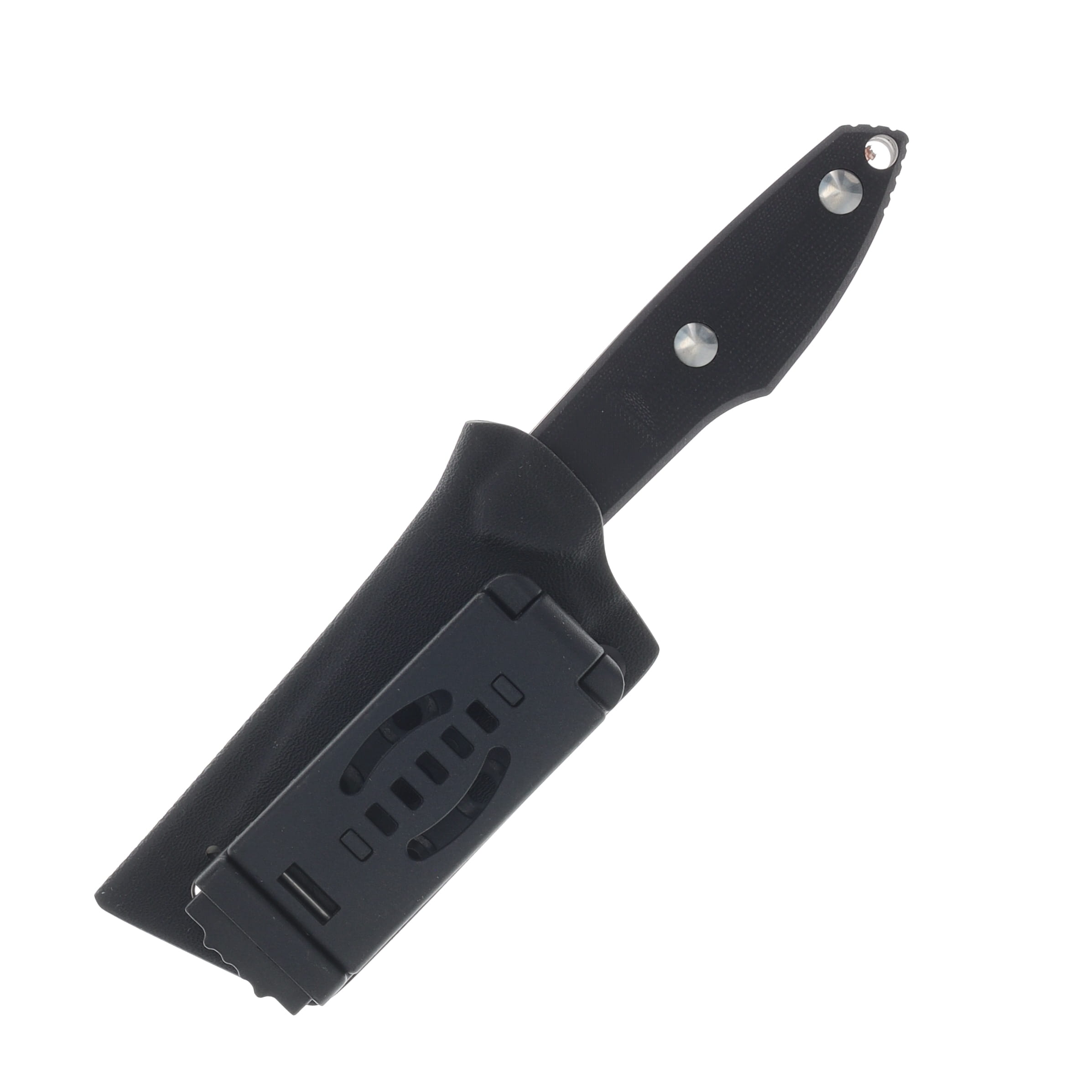 Kizer Splinter Fixed Blade Black G-10 Handle Satin AEB-L Drop Point Blade 1087A1 View 9