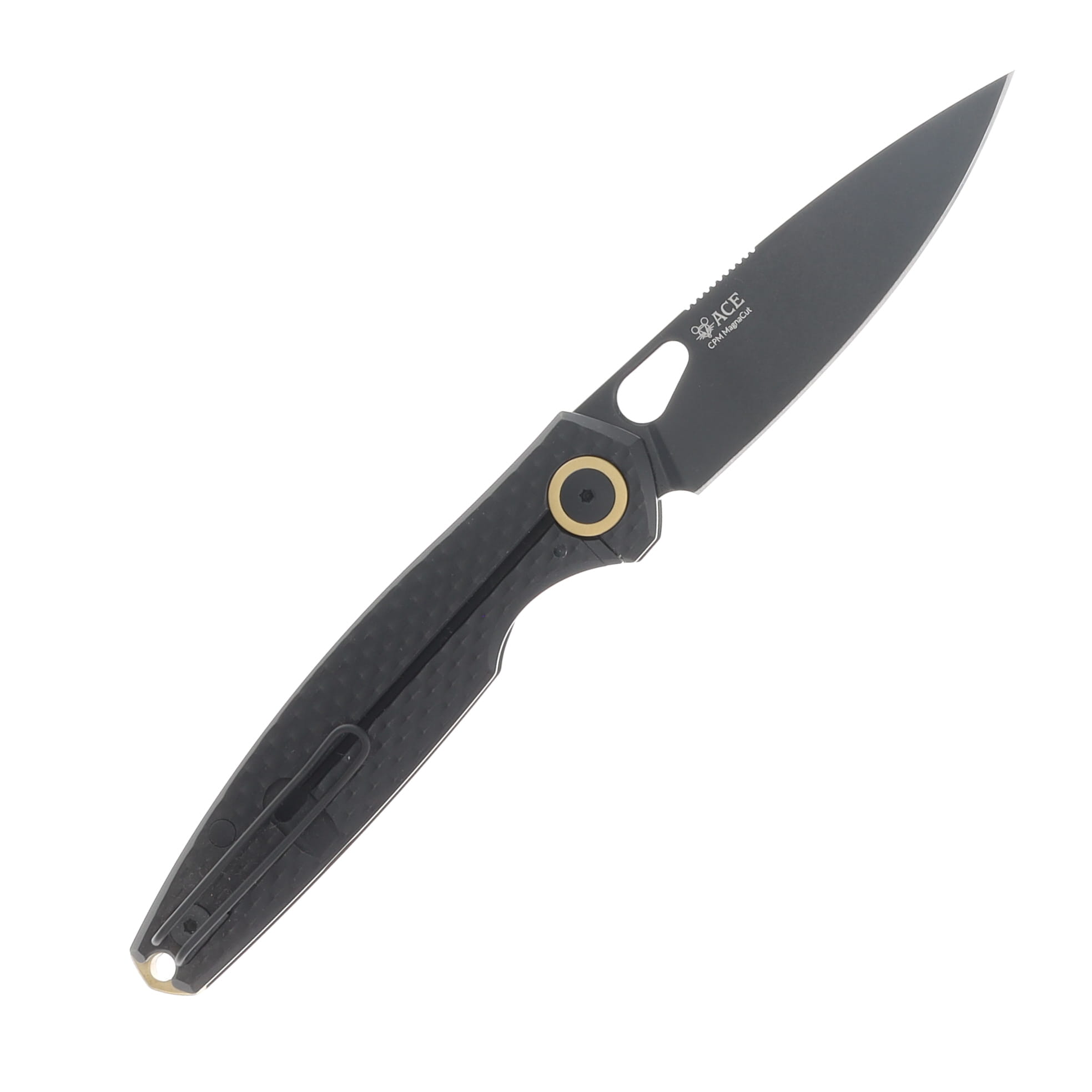 GiantMouse Reo Folding Knife Blackout Magnacut/Titanium REOTIBO View 2