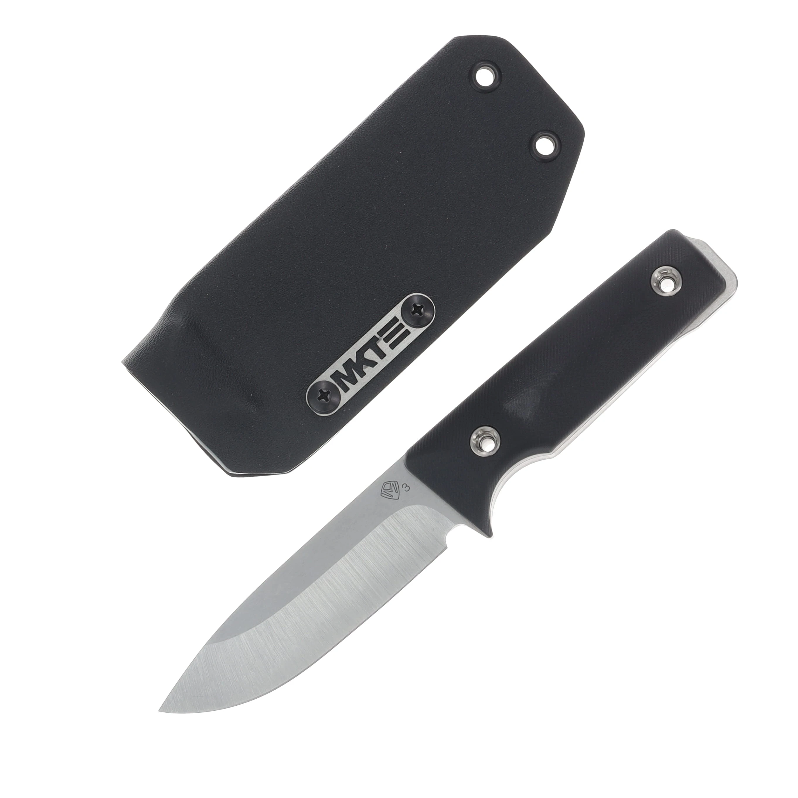 Medford The San-PS Fixed Blade Knife Tumbled 3V/Black G-10 MK1203TQ-08KB-SPQ3-Q4 View 1