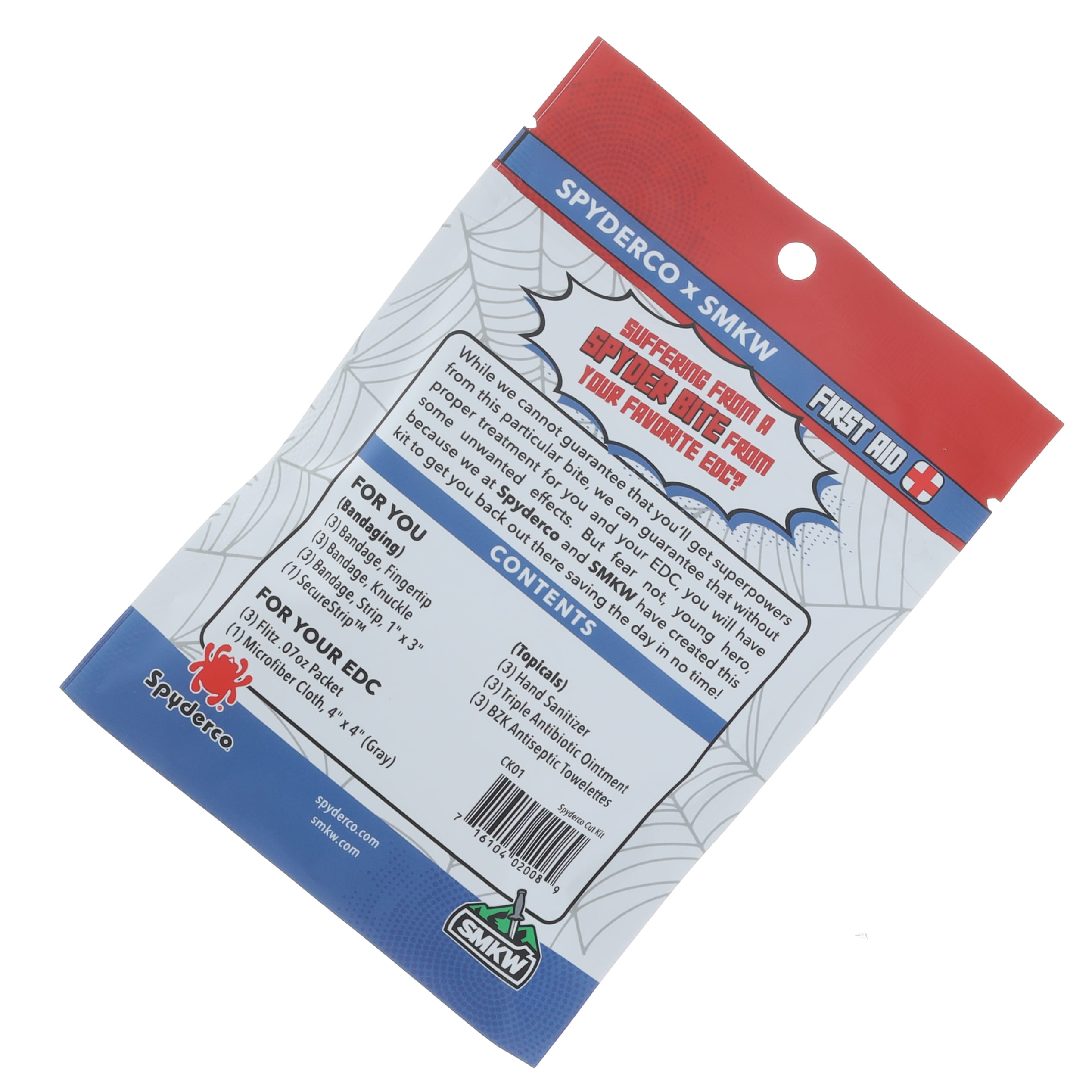 Spyderco SMKW Exclusive Spyder Bite First Aid Kit SPCK01 View 3