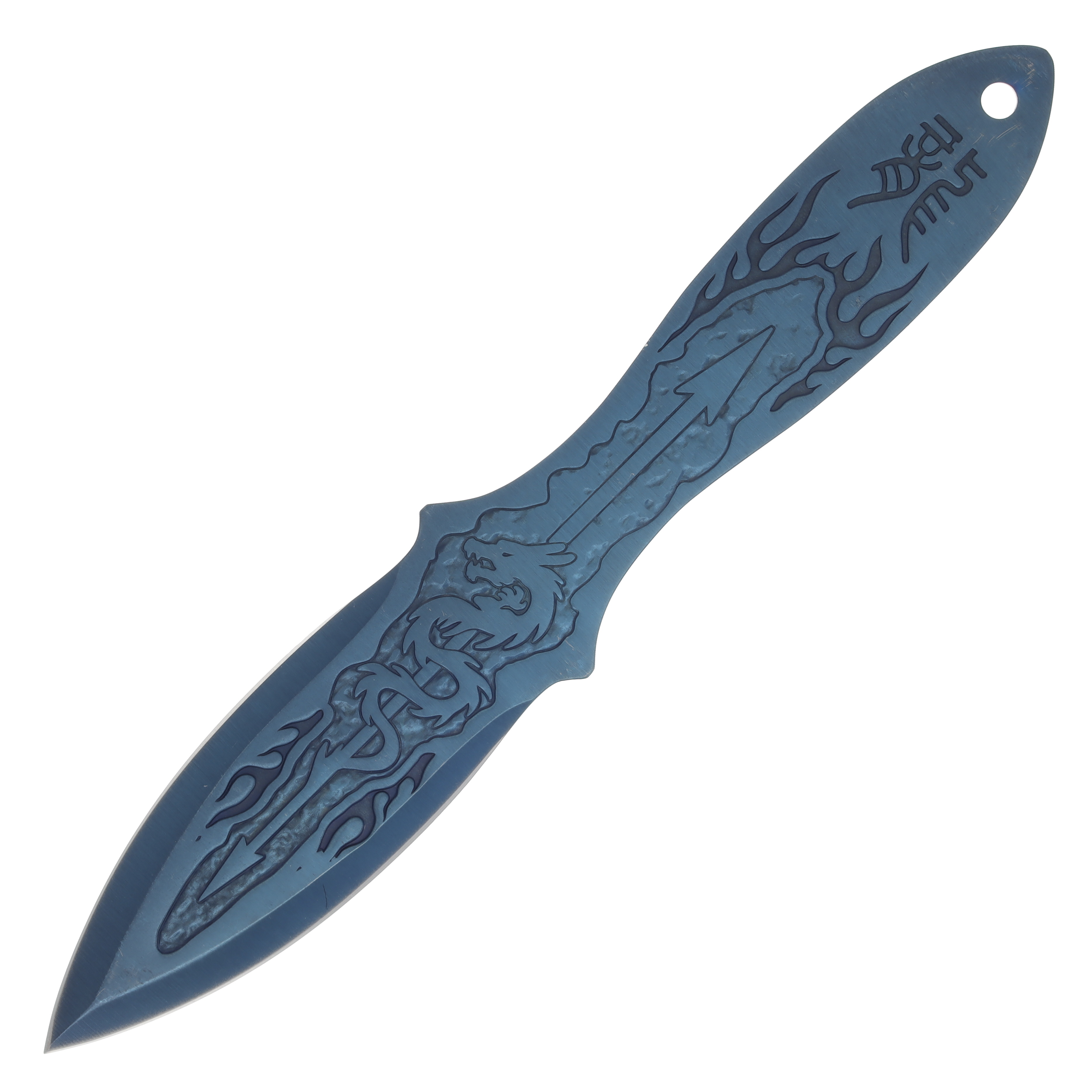Bushido 9" Multicolor Throwing Knife Set NTAB1M View 9