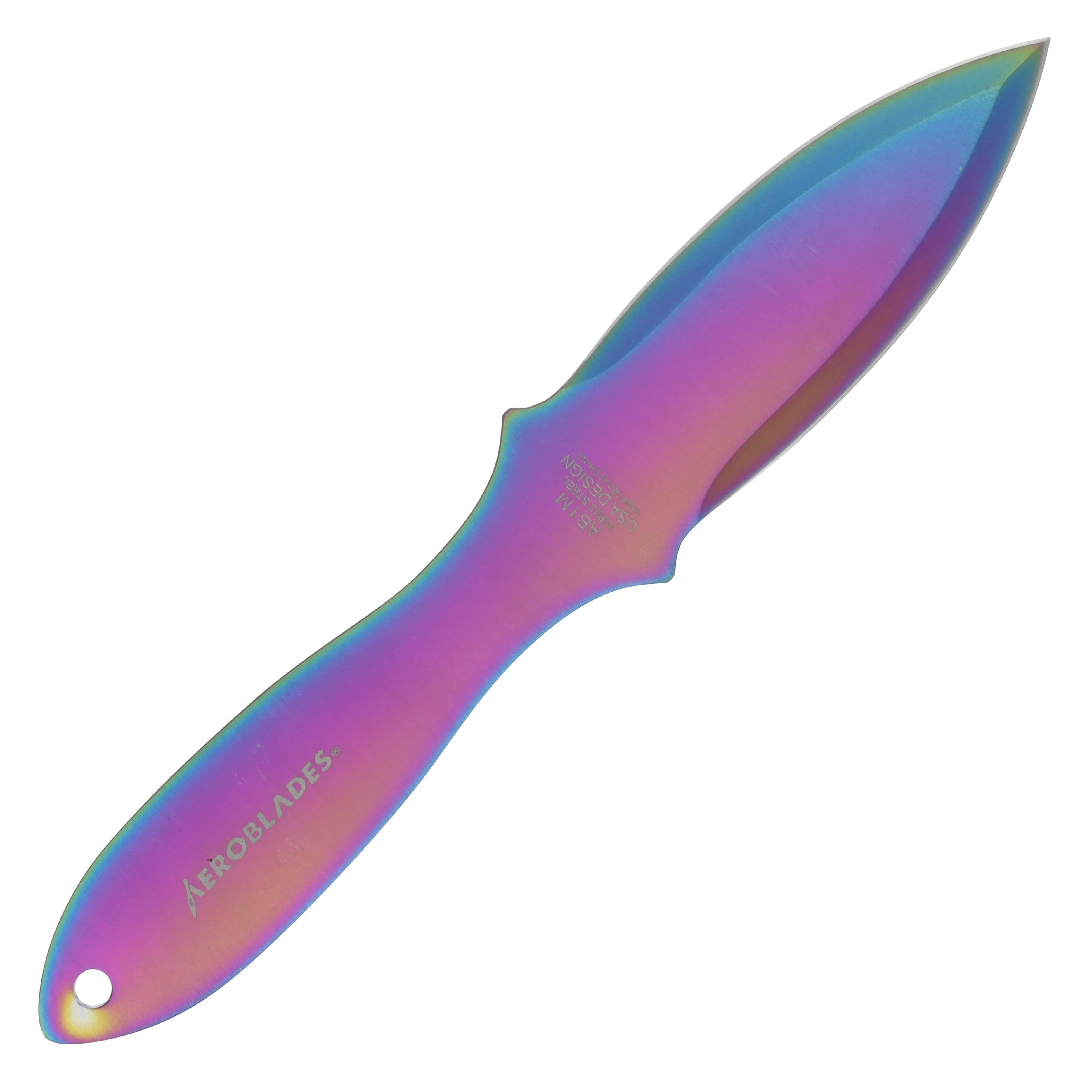 Bushido 9" Multicolor Throwing Knife Set NTAB1M View 6