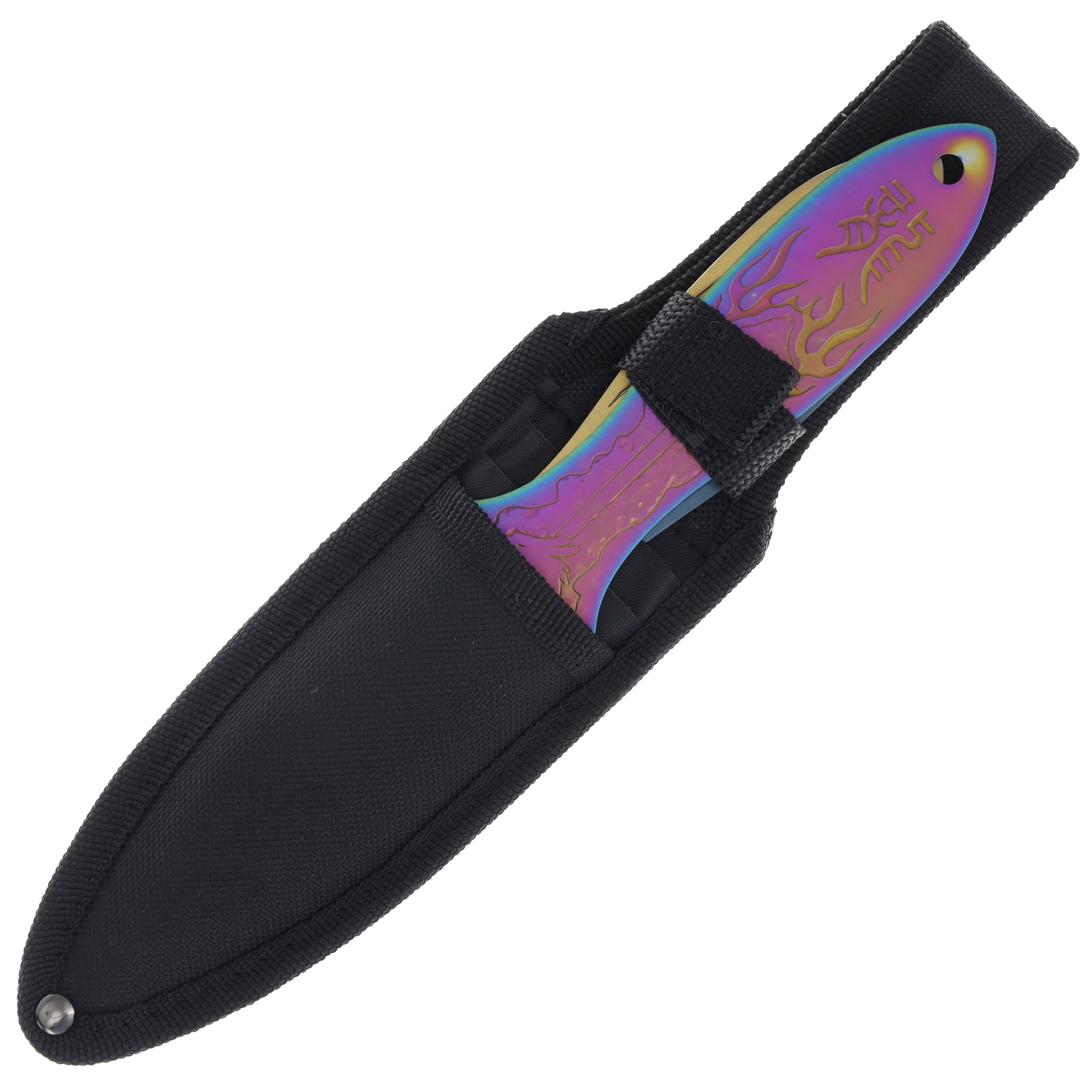 Bushido 9" Multicolor Throwing Knife Set NTAB1M View 11