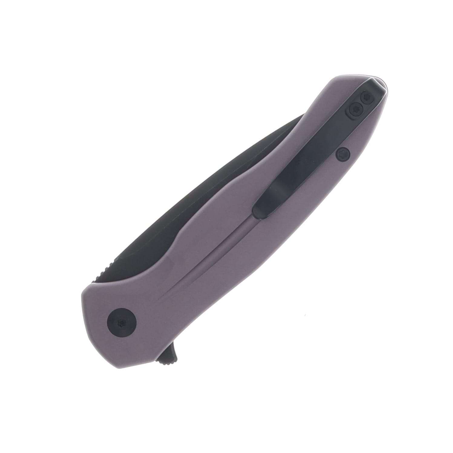 CIVIVI Button Lock Kitefin Purple Aluminum Handle Black Stonewashed 14C28N Blade C24091-3 View 5
