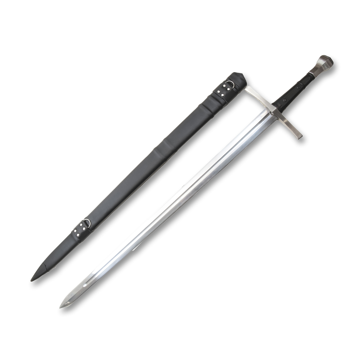 Battle Ready Medieval Shadow Sword 46" Overall with Scabbard BT2714 View 2