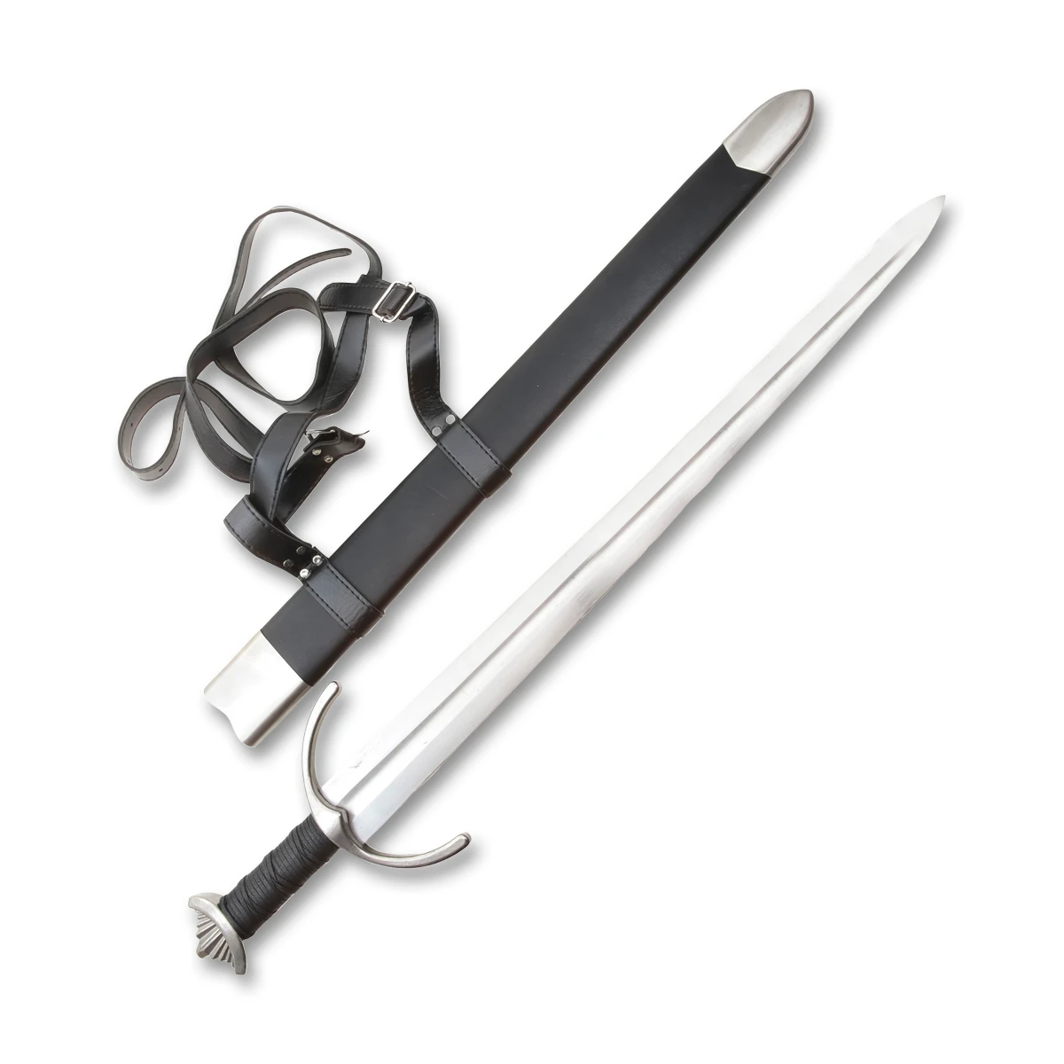 Battle Tested Cawood Viking's Sword 34" Overall with Scabbard BT2715 View 2
