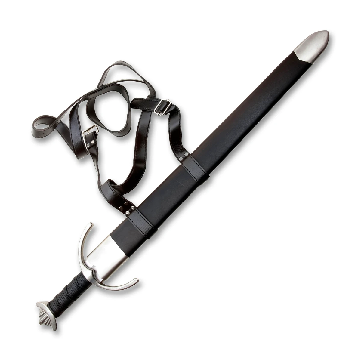 Battle Tested Cawood Viking's Sword 34" Overall with Scabbard BT2715 View 6