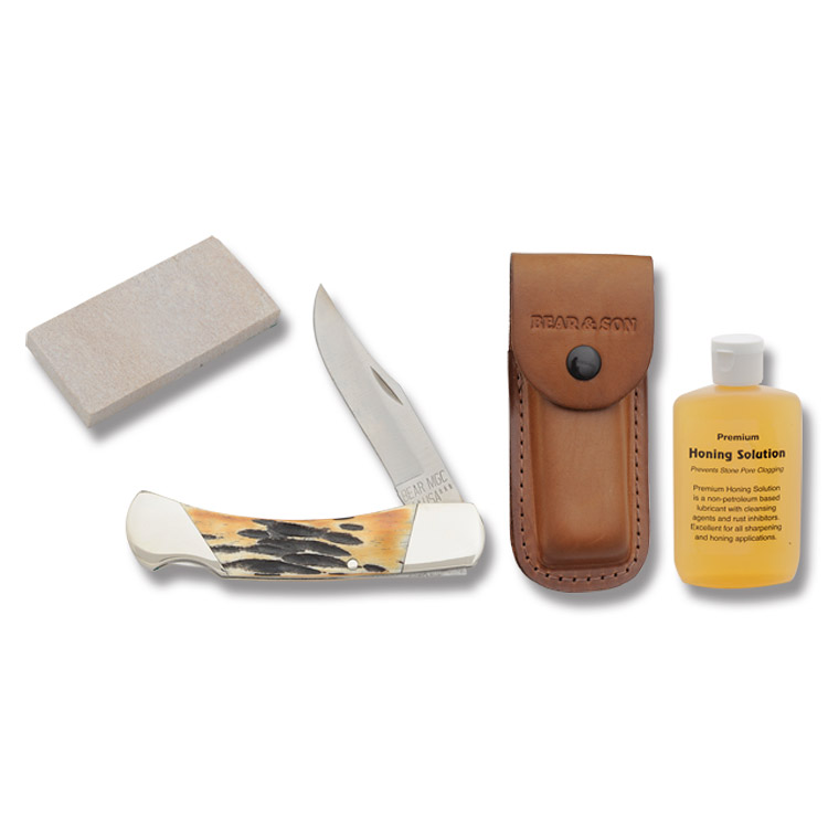 Bear & Son Professional Lockback Folding Knife Gift Set BRS597 View 1