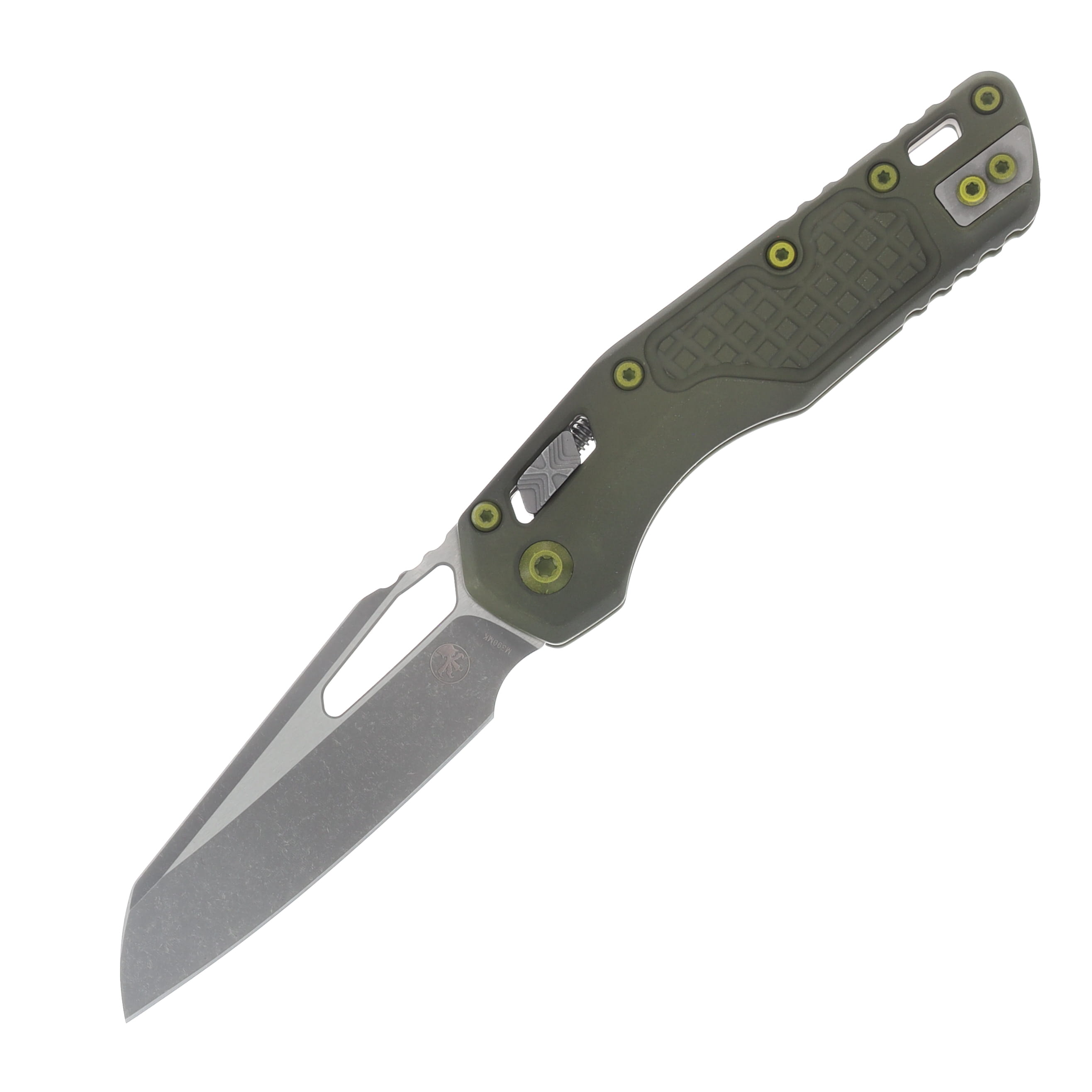 Microtech MSI Folding Knife S/E Frag Distressed Grenade Green Apocalyptic Standard MT21010FRDGGU25 View 1