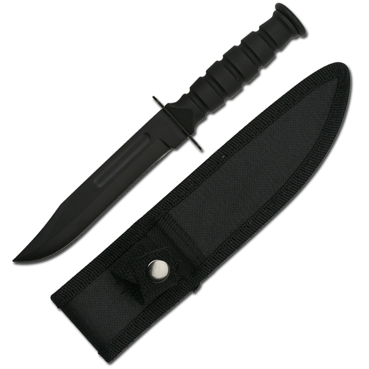 Mini Military Bowie Knife Clip Point Blade DBHK1023DG View 1