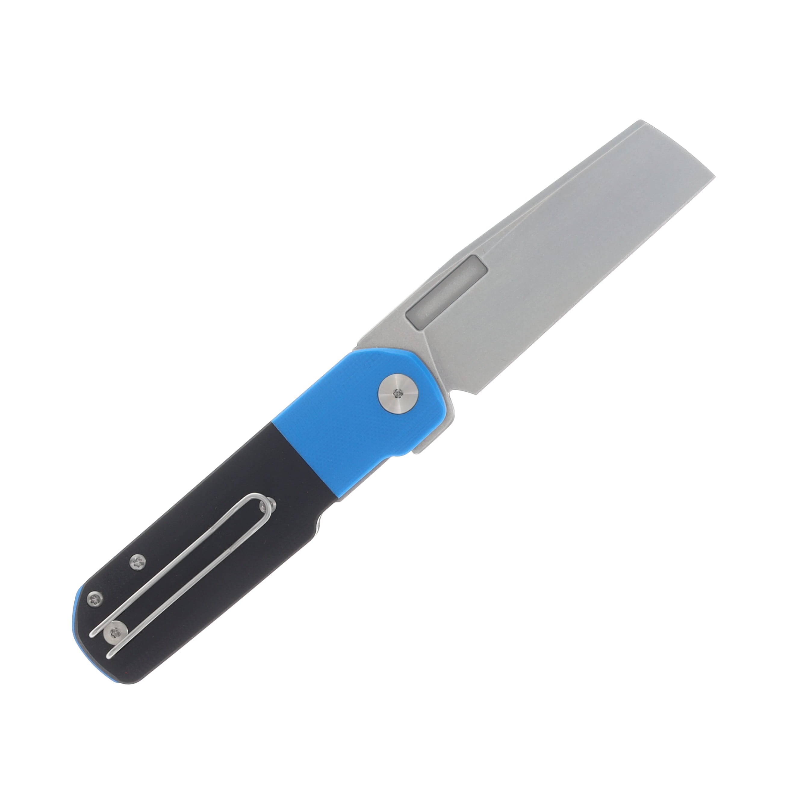 Vero Engineering Avid 2 Folding Knife Stonewash S45VN/Blue and Black G-10 VEROAVID2SWBLBK View 2