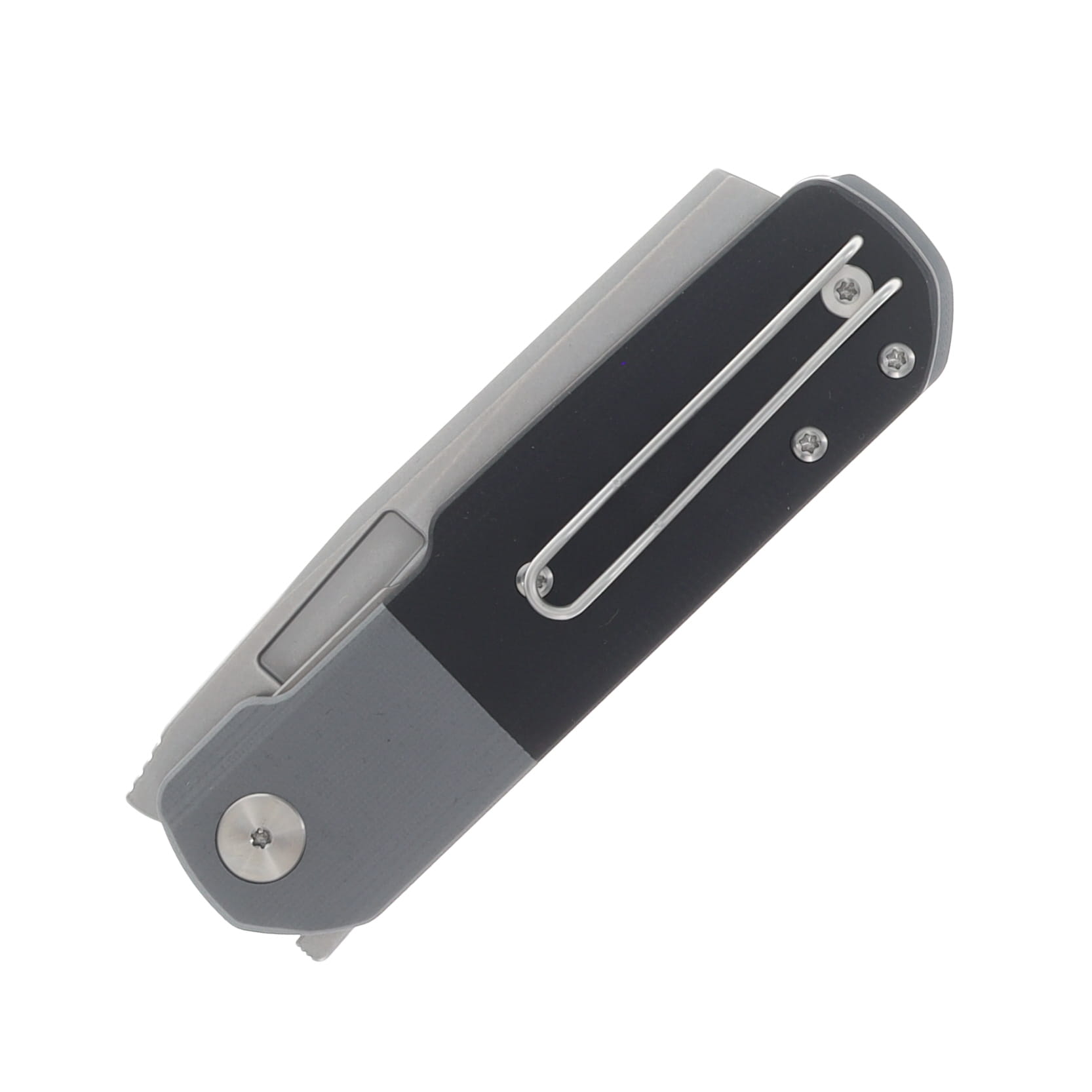 Vero Engineering Avid 2 Folding Knife Stonewash S45VN/Gray and Black G-10 VEROAVID2SWGRBL View 5