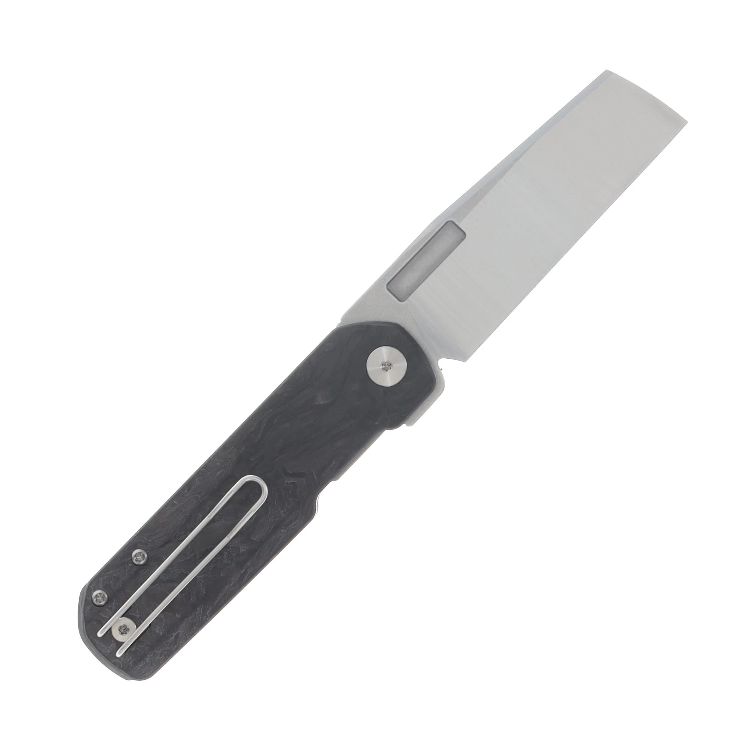 Vero Engineering Avid 2 Folding Knife Machine Belt S45VN/Marbled Carbon Fiber VEROAVID2MBMCF View 2