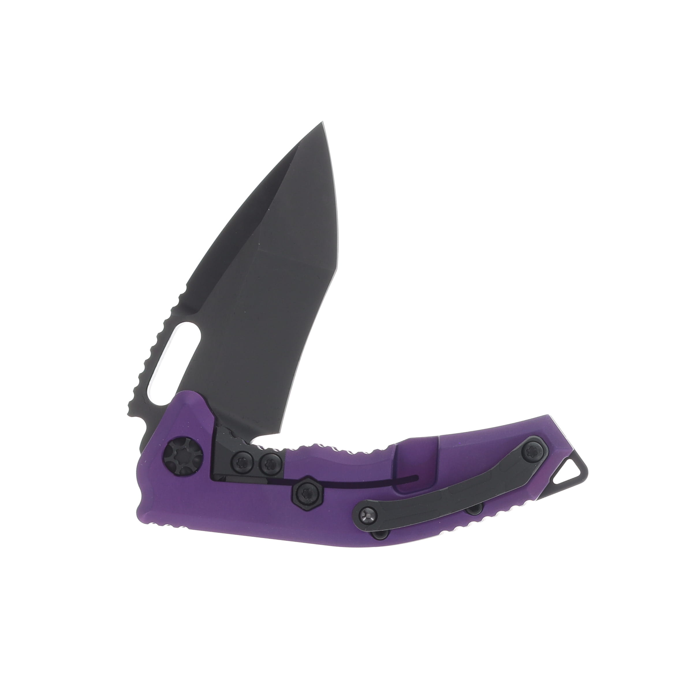 Heretic Medusa Manual Folder Recurve DLC Standard Purple Chassis W/Tactical Hardware H010-6A-PU View 4