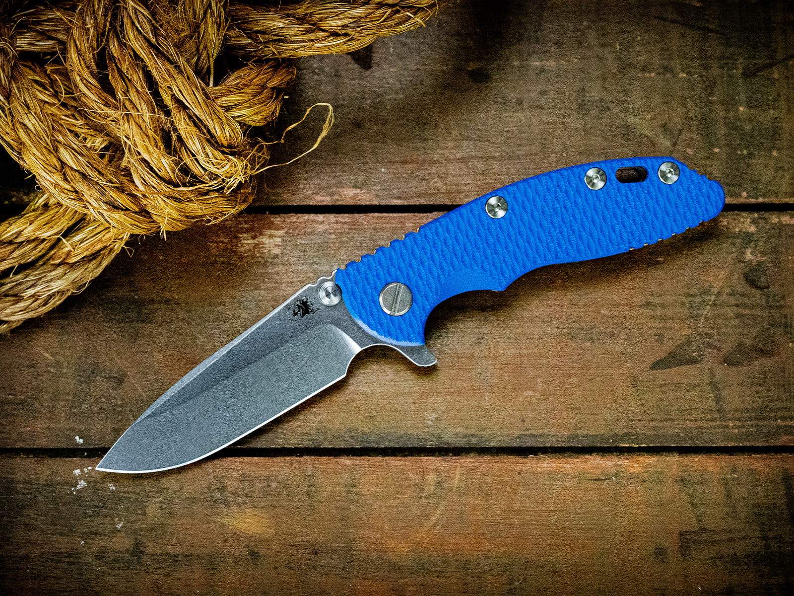 Hinderer XM-18 3.25in Tri-Way Folding Knife SW Blue G-10 S45VN Spear Point Blade KXM325SPESWBL View 7