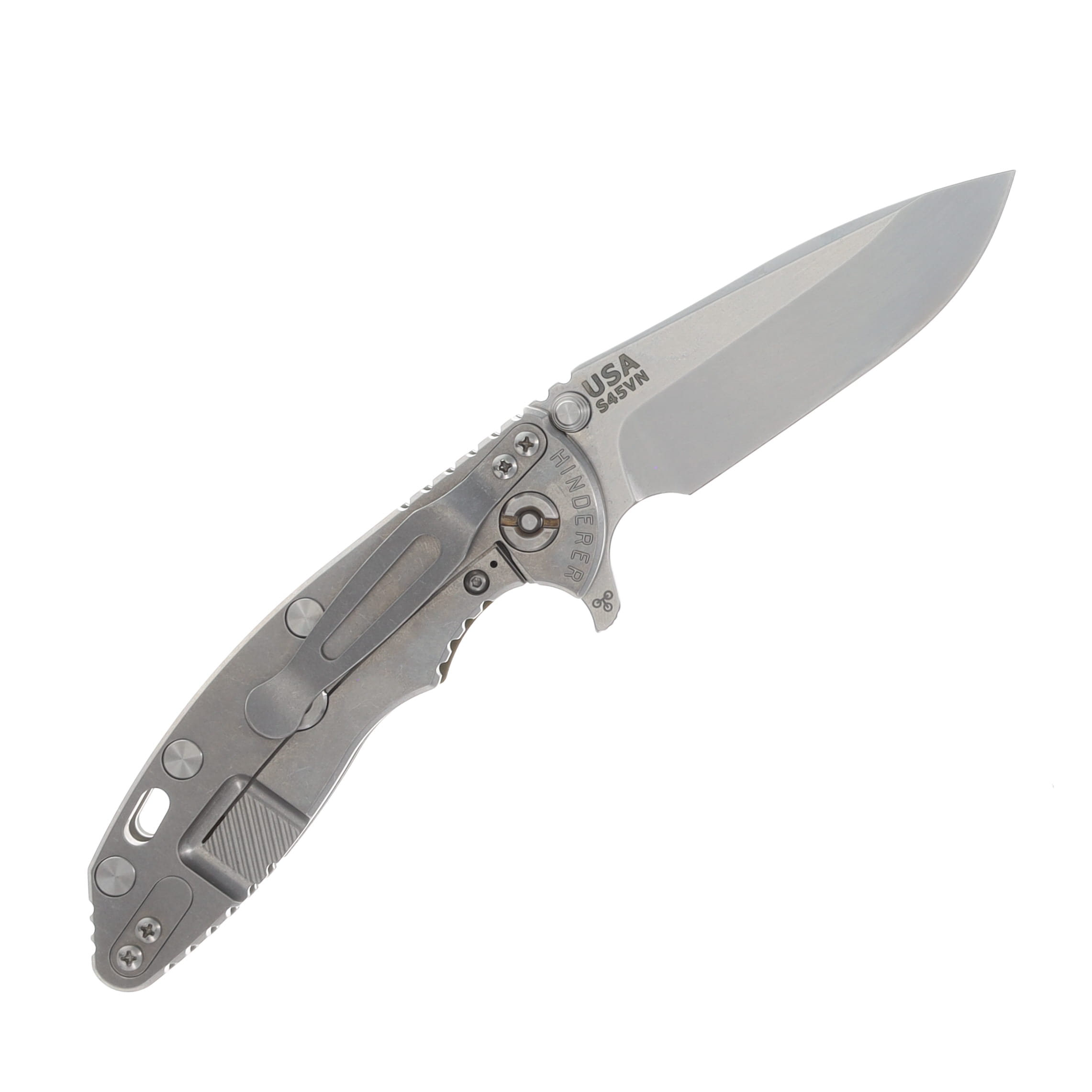 Hinderer XM-18 3.25in Tri-Way Folding Knife SW Blue G-10 S45VN Spear Point Blade KXM325SPESWBL View 2