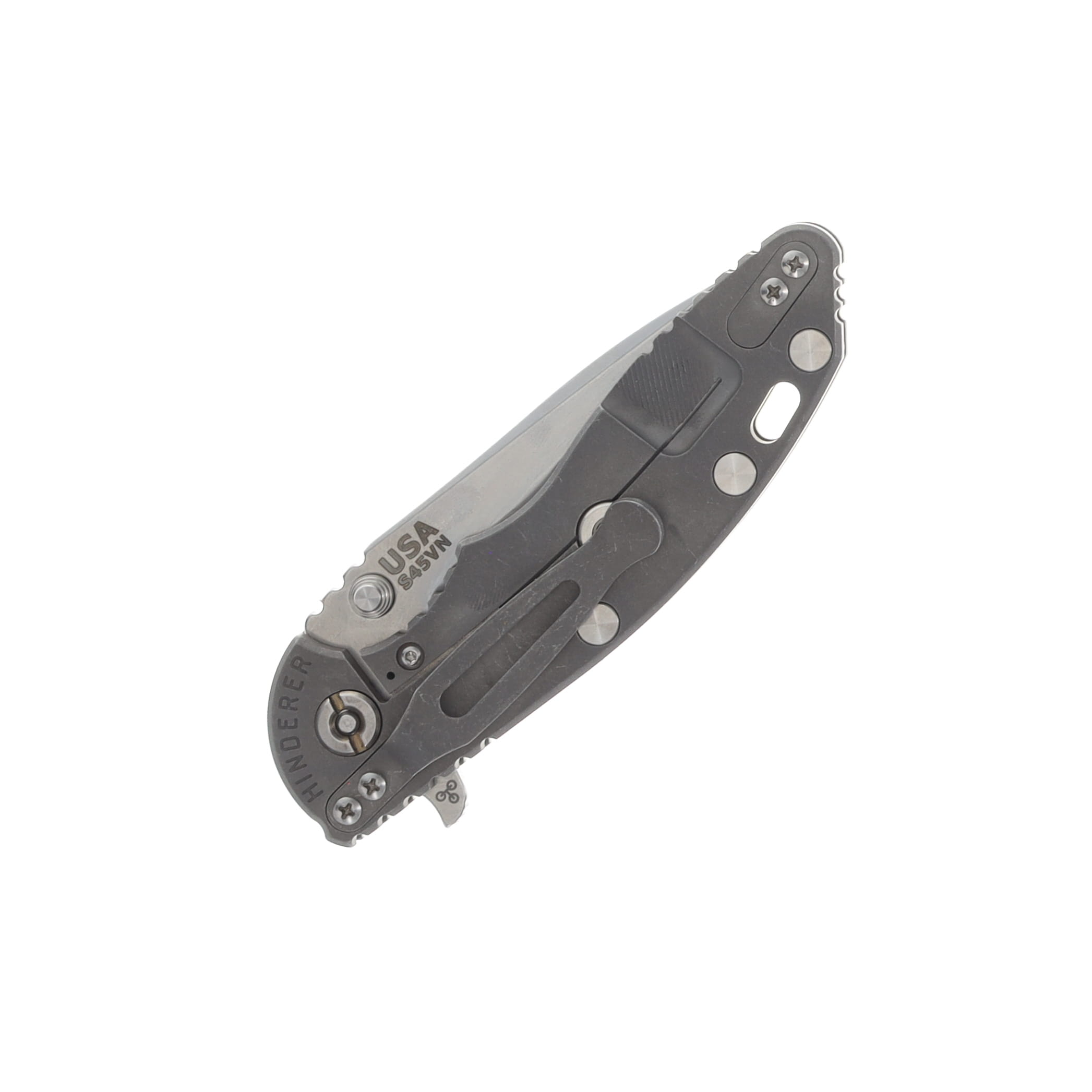 Hinderer XM-18 3.25in Tri-Way Folding Knife SW Blue-Black G-10 S45VN Spear Point Blade KXM325SPESWBLBL View 5