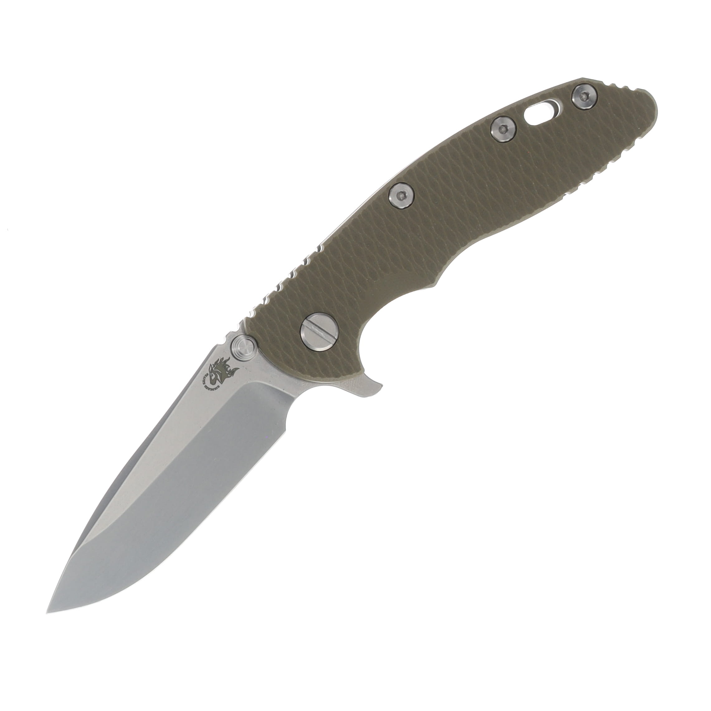 Hinderer XM-18 3.25in Tri-Way Folding Knife SW OD Green G-10 S45VN Spear Point Blade KXM325SPESWOD View 1