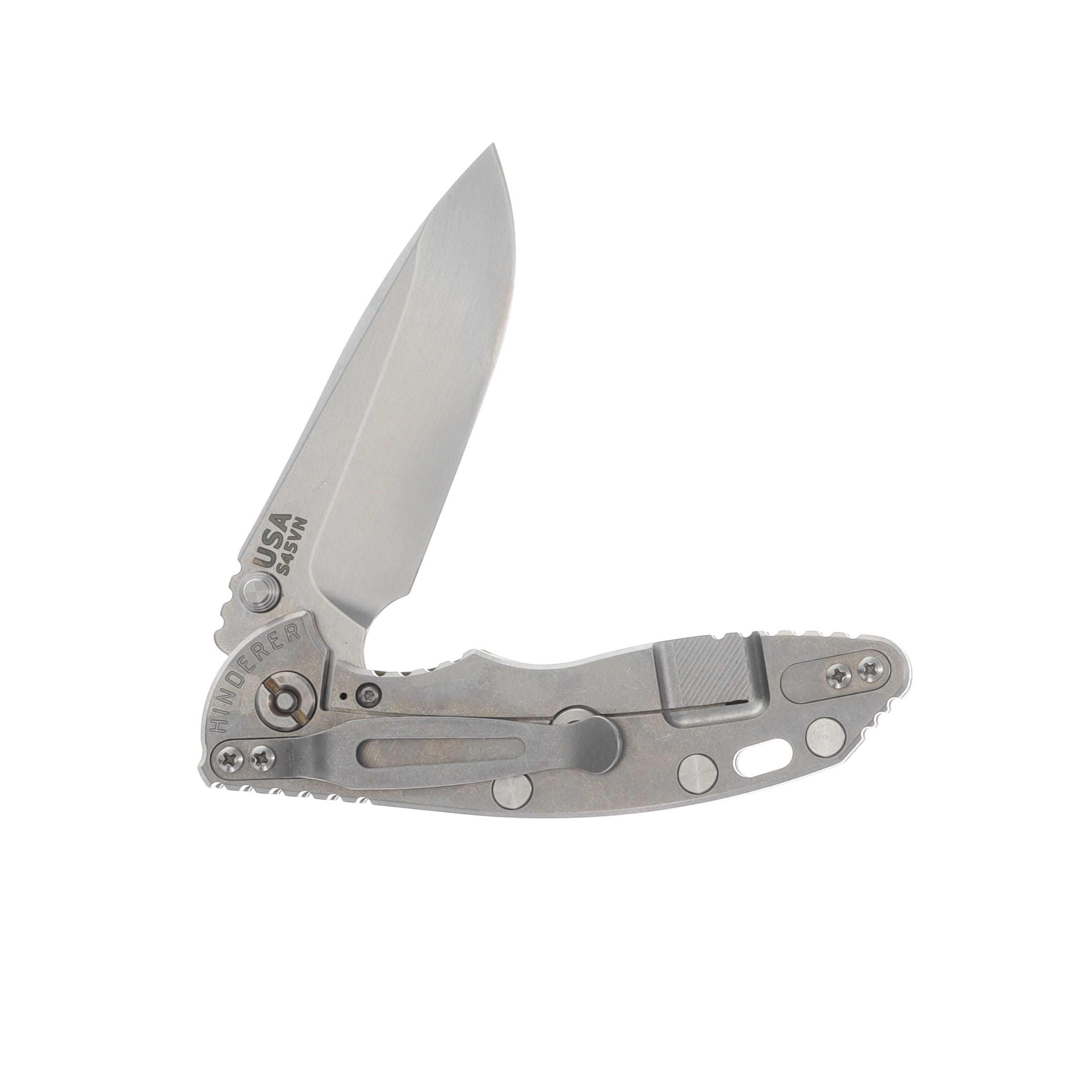 Hinderer XM-18 3.25in Tri-Way Folding Knife SW Black G-10 S45VN Spear Point Blade KXM325SPESWBK View 4