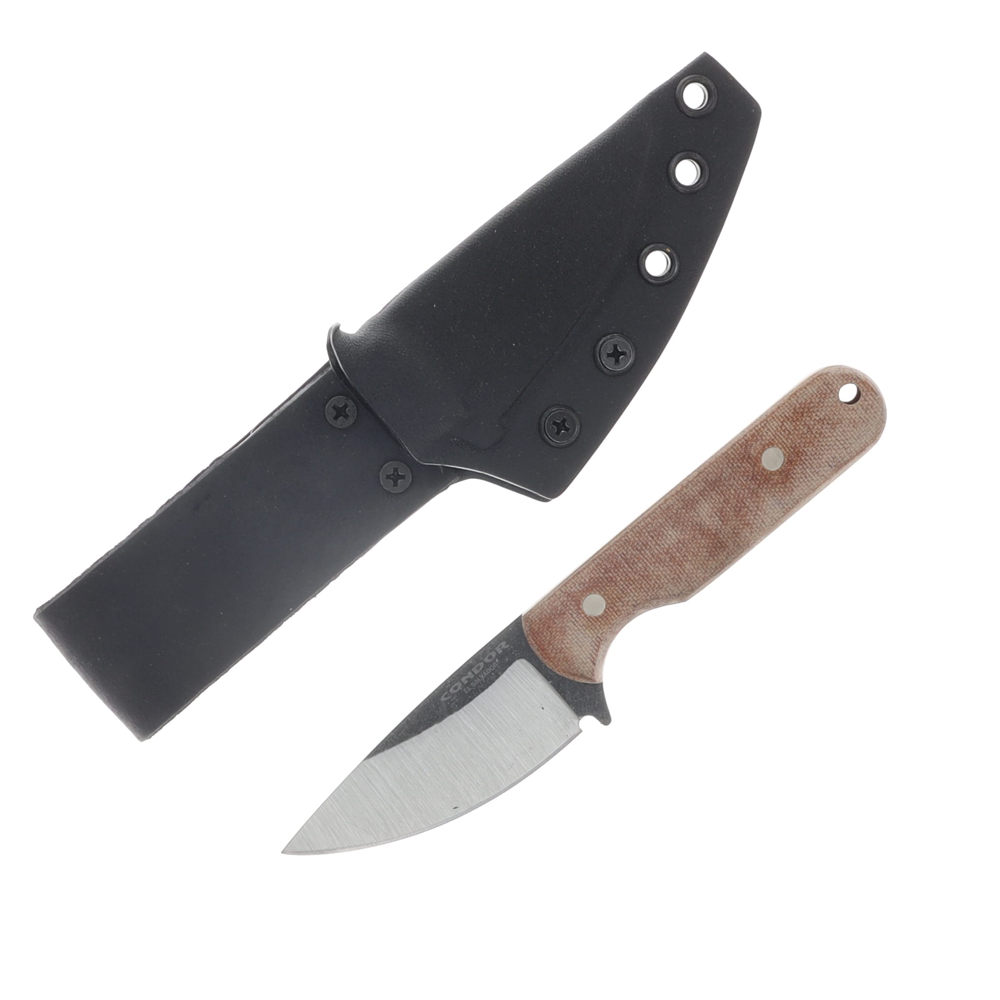 Condor Itzi Fixed Blade Knife 14C28N/Brown Micarta CTK60740 View 1