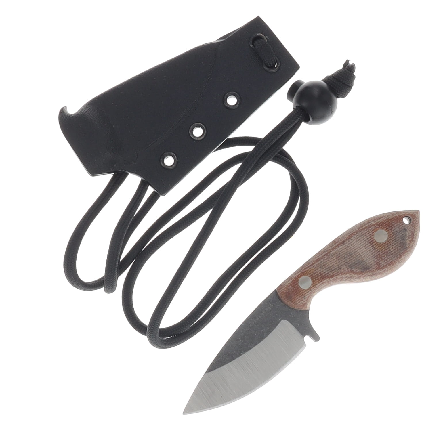 Condor Tool & Knife Sapito Fixed Blade Knife 14C28N Natural Micarta Kydex Paracord Sheath CTK60741 View 1