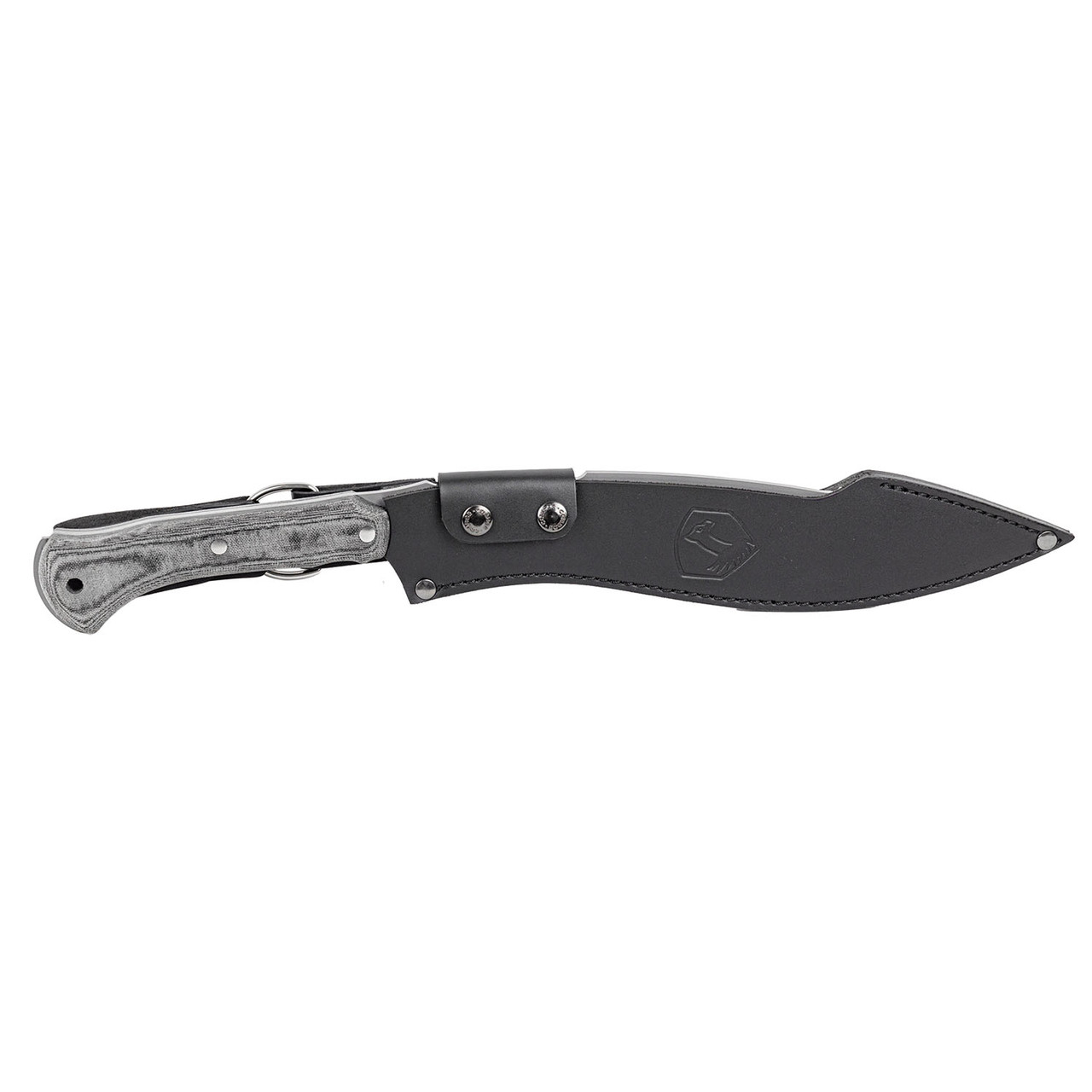 Condor K-Night Khukri Fixed Blade Knife Blasted Satin 1075/ Gray Micarta CTK61759 View 2
