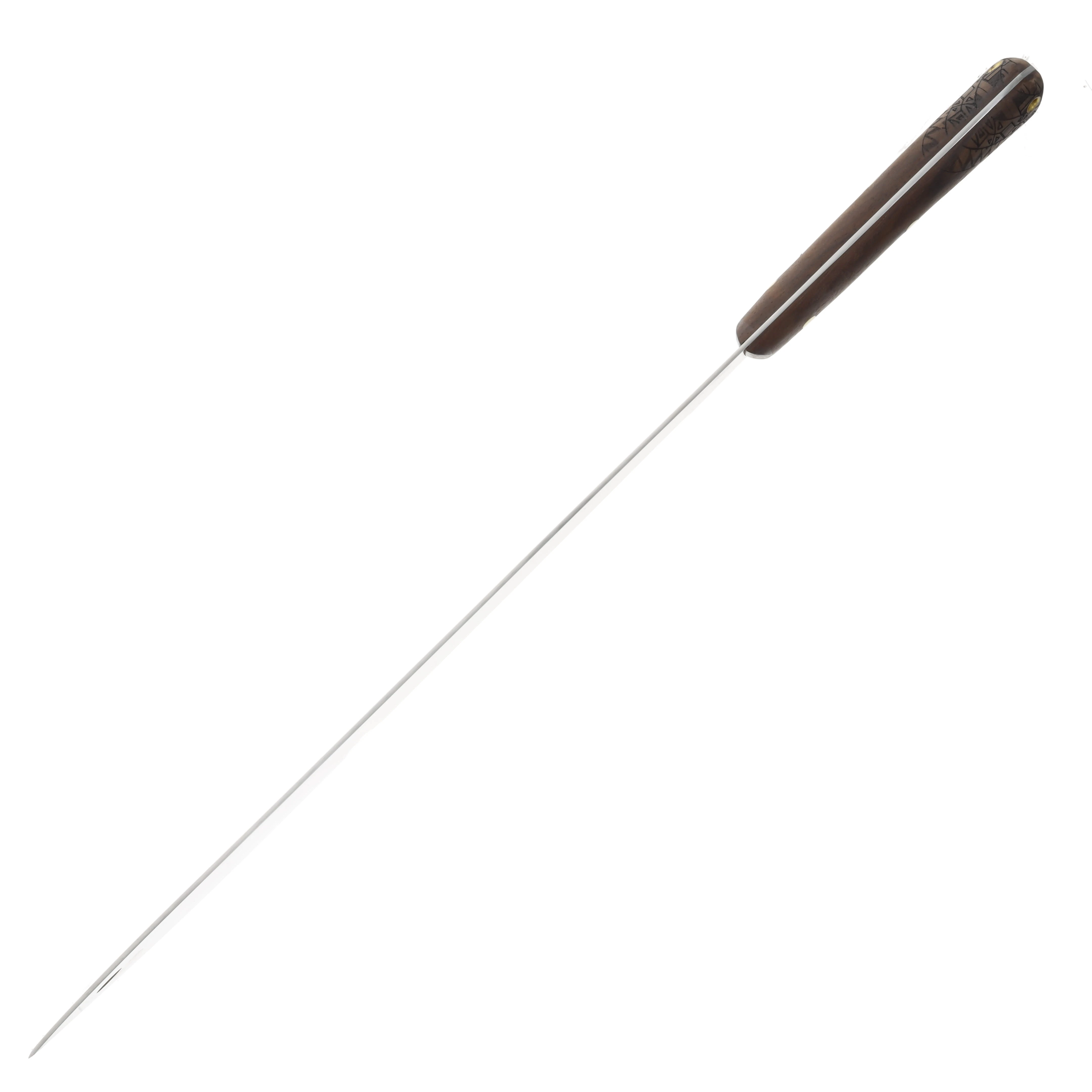 Condor Tool & Knife Indigenous Machete Stonewash Carbon Steel Walnut CTK62781 View 5