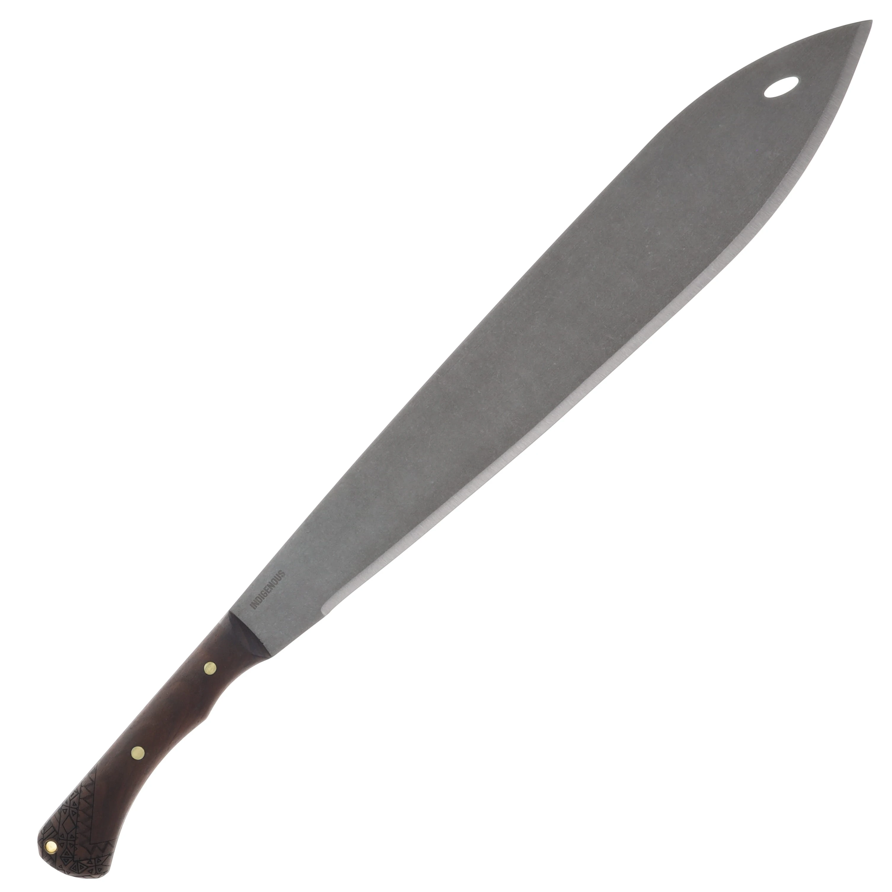 Condor Tool & Knife Indigenous Machete Stonewash Carbon Steel Walnut CTK62781 View 4