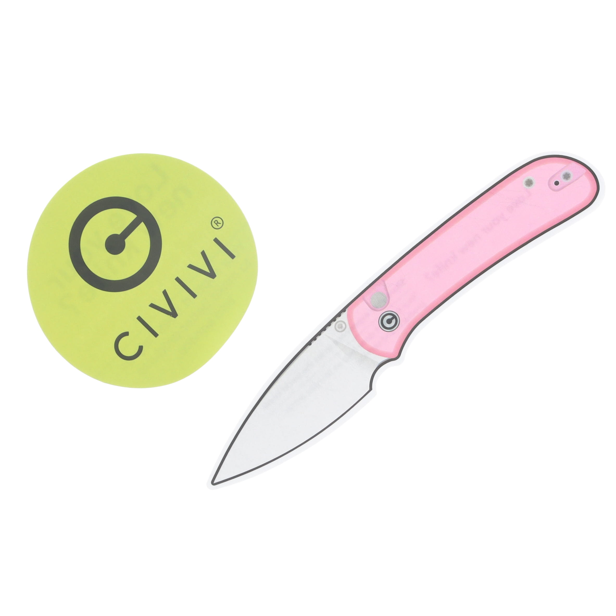 CIVIVI SMKW Exclusive Clingman Folder Glow In The Dark Brown Burlap Micarta C23065-5 View 7