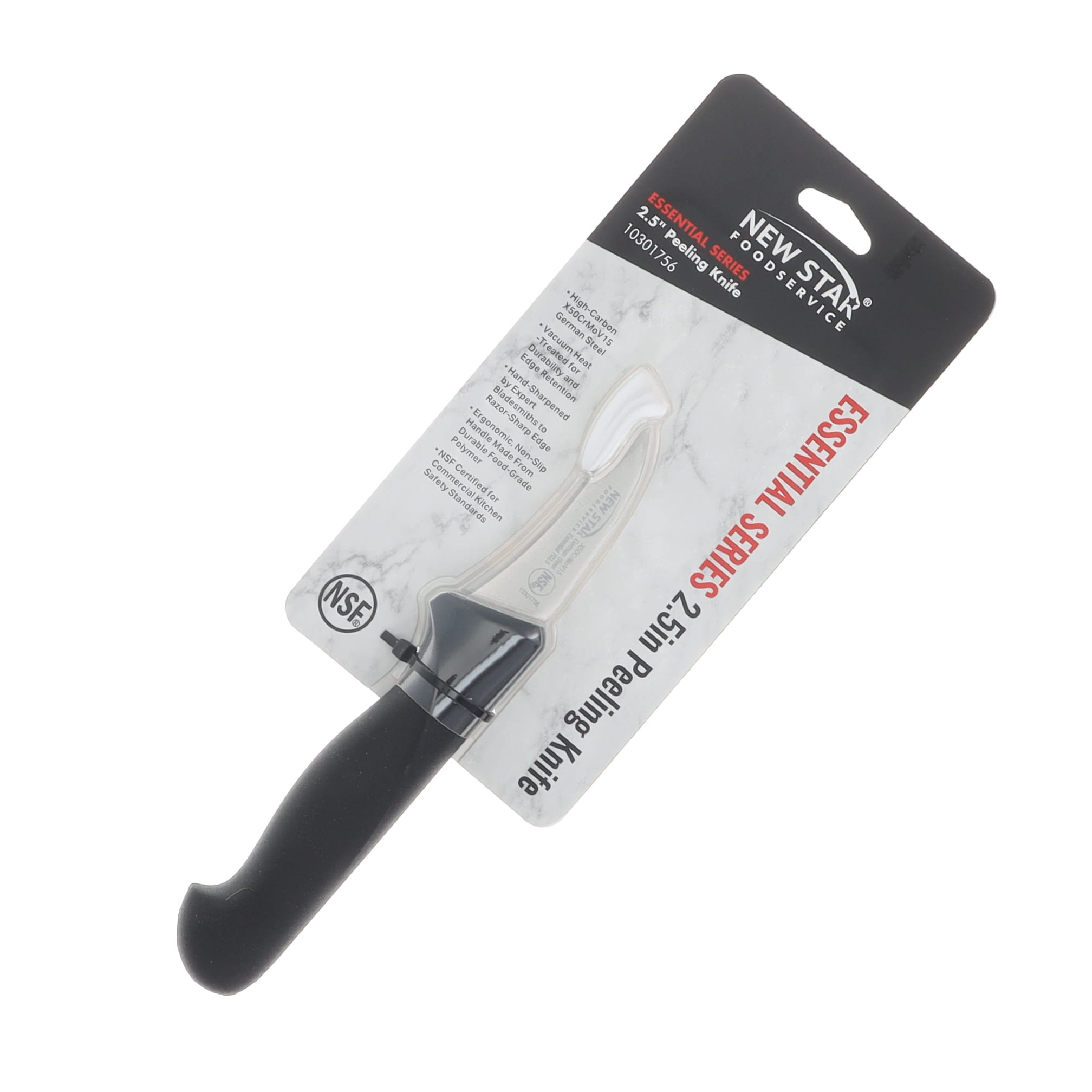 Cangshan Essentials 2.5in Peeling Kitchen Knife Black Handle 10301756 View 3
