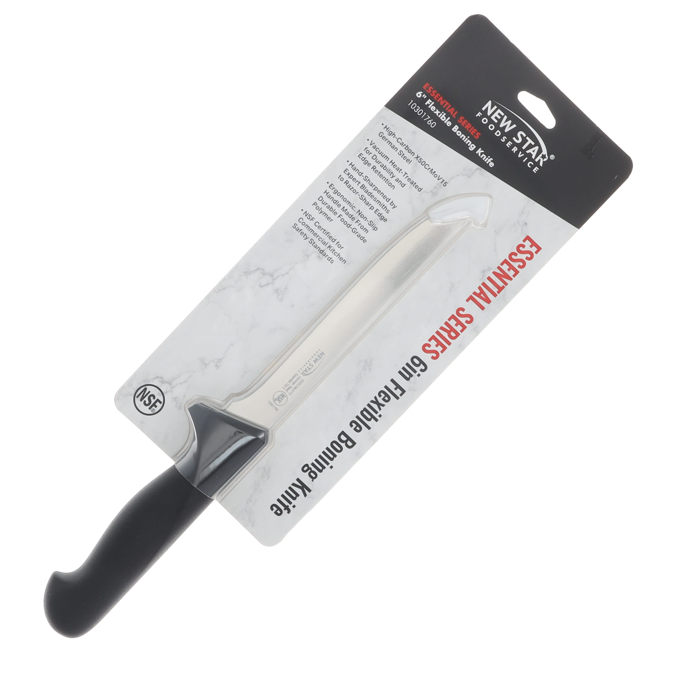 Cangshan Essentials 6in Flexibile Boning Kitchen Knife Black Handle 10301760 View 3