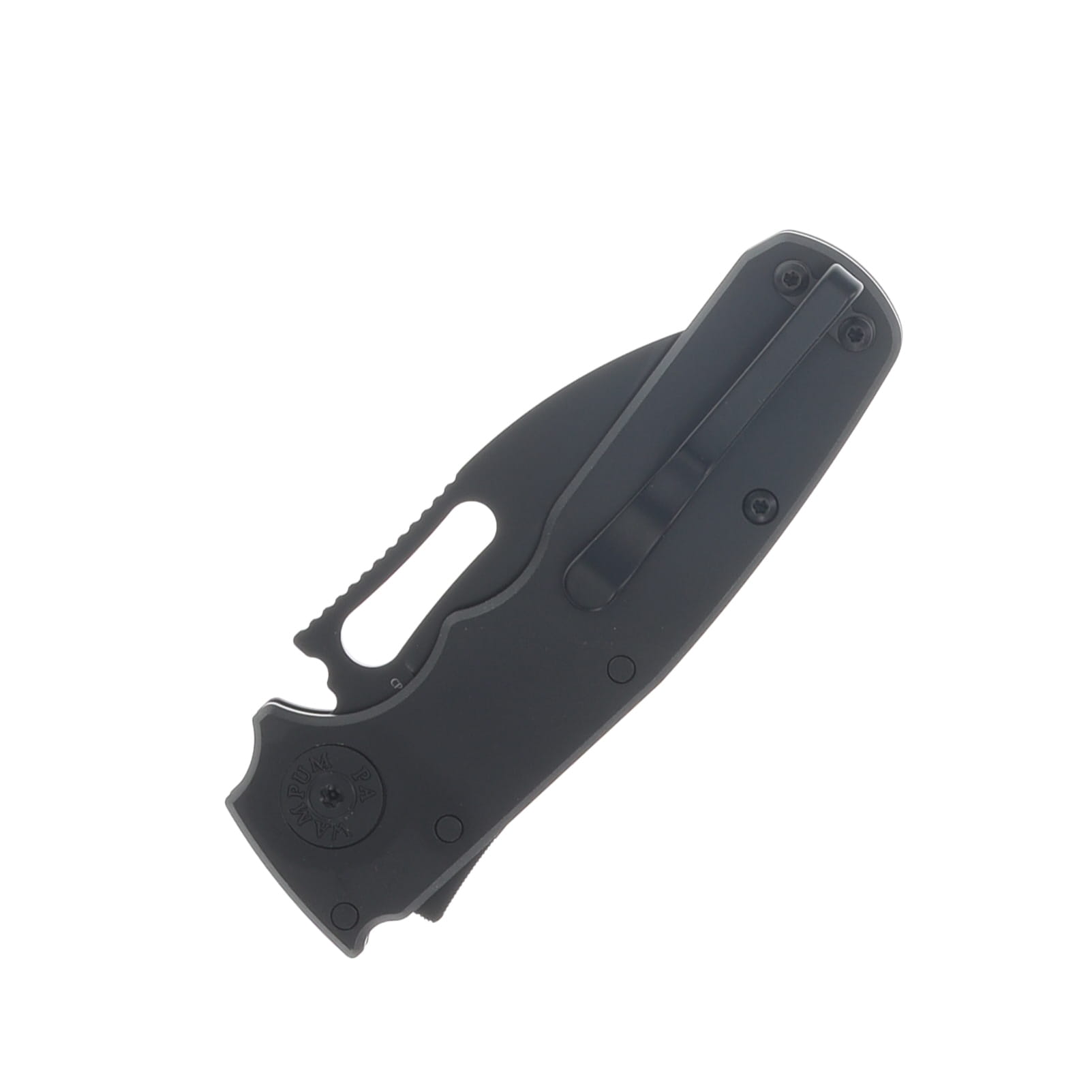 Demko Shark-Cub Stealth Folding Knife DLC 20CV Slicer Shark/Black SC-STEALTH-20CVDLC-BLACK-SS View 5