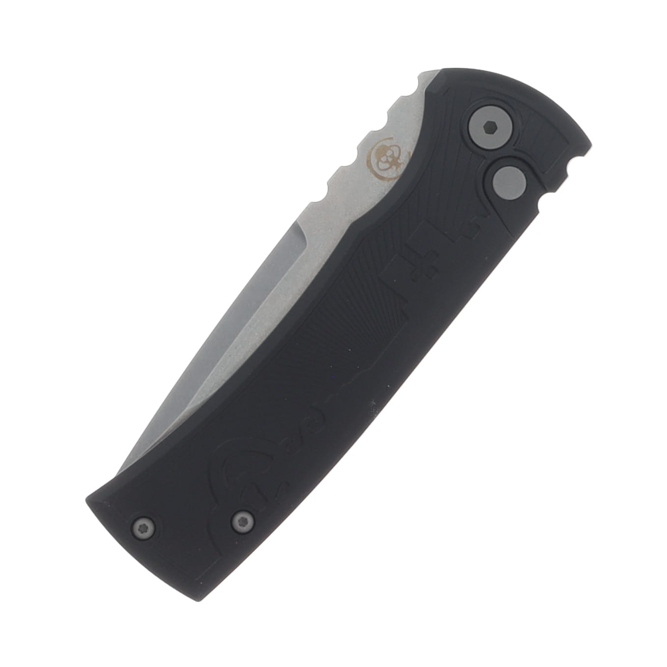 Chaves x Pro-Tech Redencion OTS Auto Black Milled Aluminum Handle SW S35VN Drop Point Blade CK-1A10-1B3F-2D1 View 4