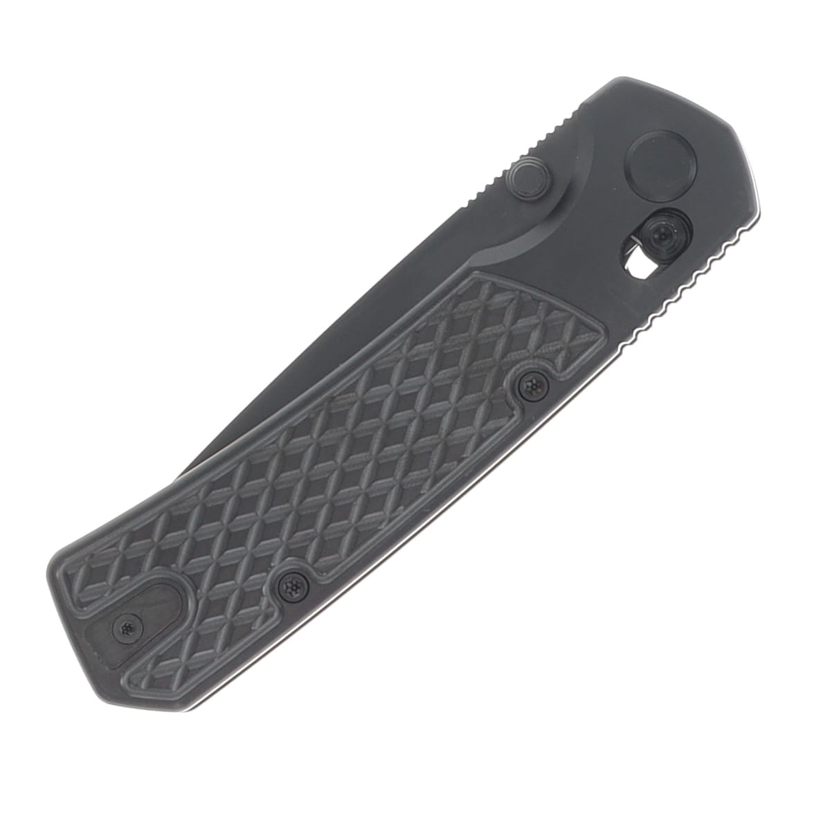 GEO Knife Blaze Folding Knife 3.3in Plain Black PVD Tanto GEO2503B View 4