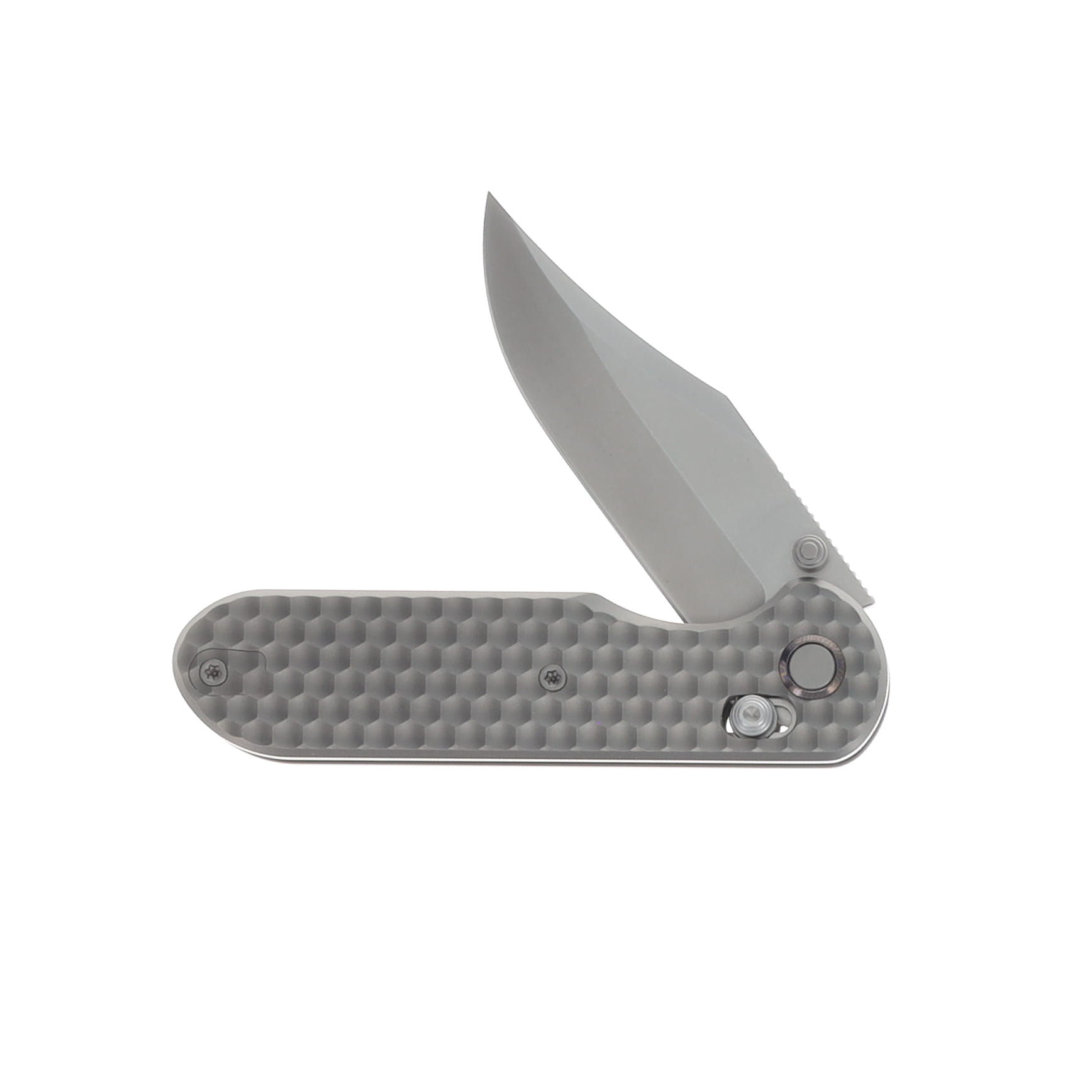 GEO Knife Ethereal Cutter Stonewash 3in Plain Stonewash Clip Point GEO2401A View 4