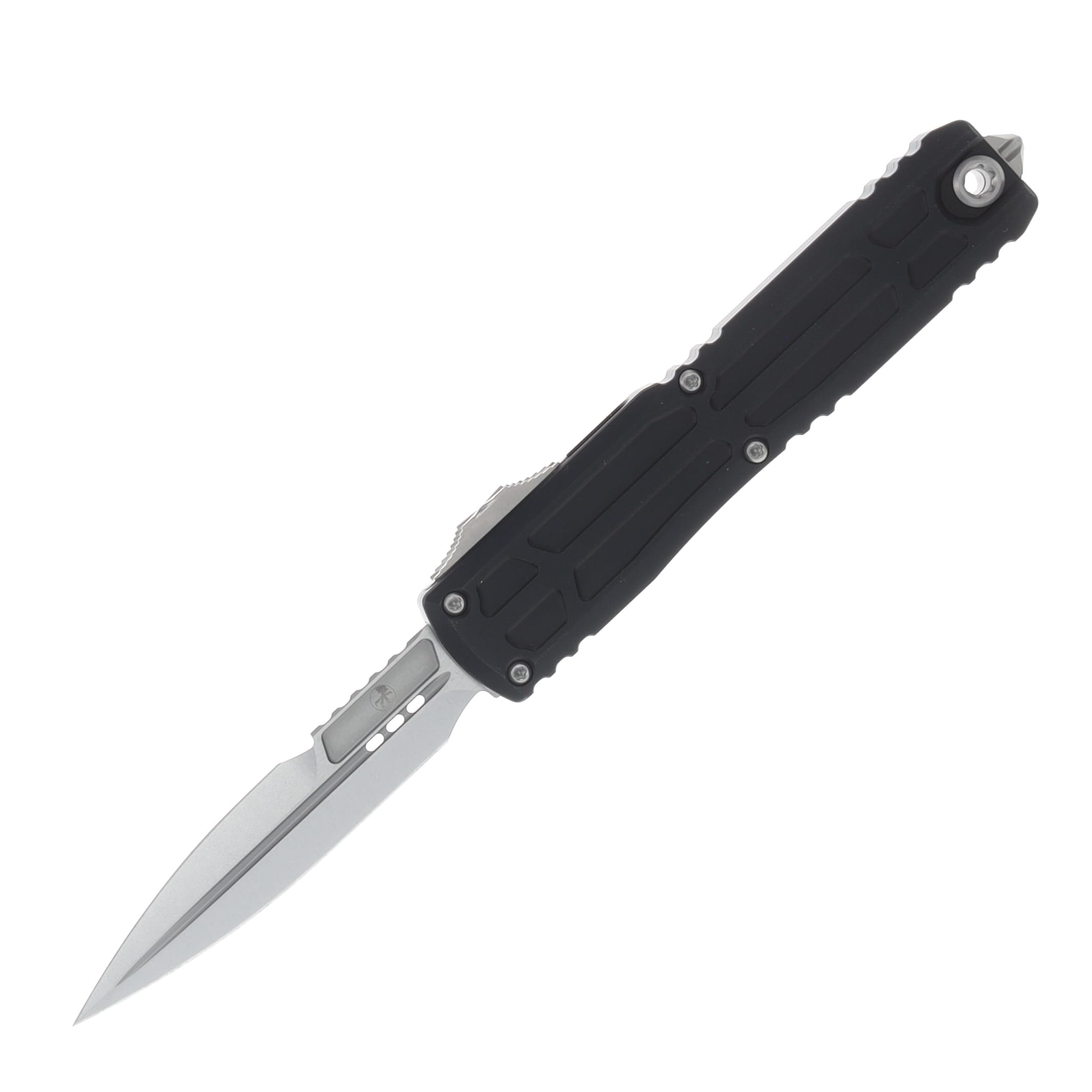 Microtech Ultratech OTF Automatic Knife Signature Series ZBP Stonewash Dagger/Black AUMT1120EX10S View 1