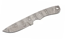 8 Inch Drop Point Blade Blank Damascus Twisted Pattern BLDM2753 View 1