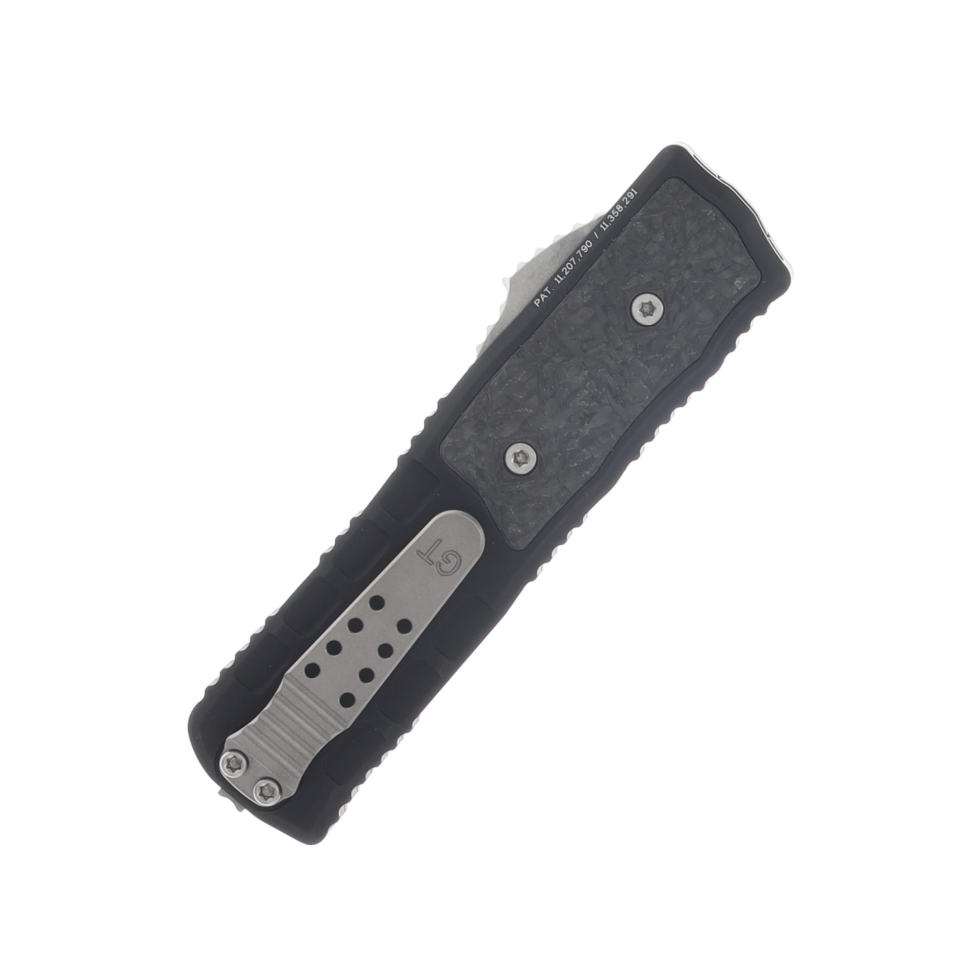 Guardian Tactical Apex OTF Automatic Two-Tone MagnaMax/Black Aluminum and Carbon Fiber AUGT15-2211 View 4
