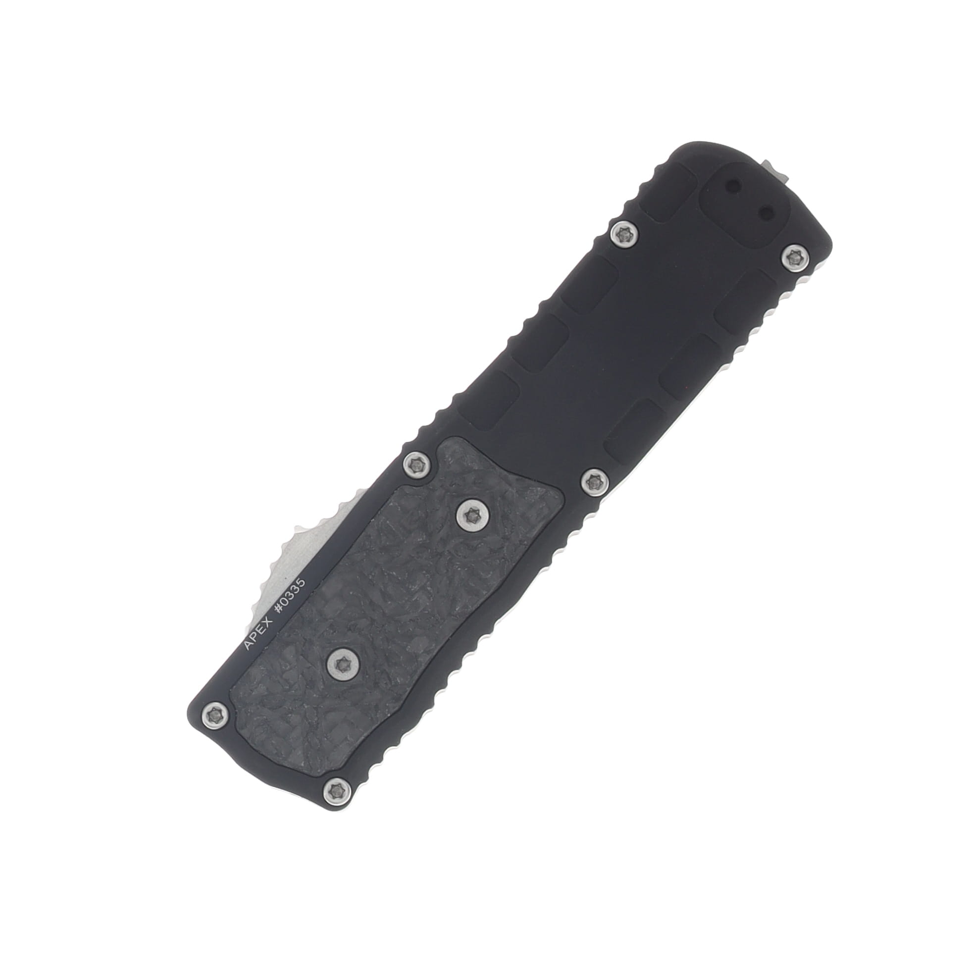 Guardian Tactical Apex OTF Automatic Two-Tone MagnaMax/Black Aluminum and Carbon Fiber AUGT15-2211 View 3