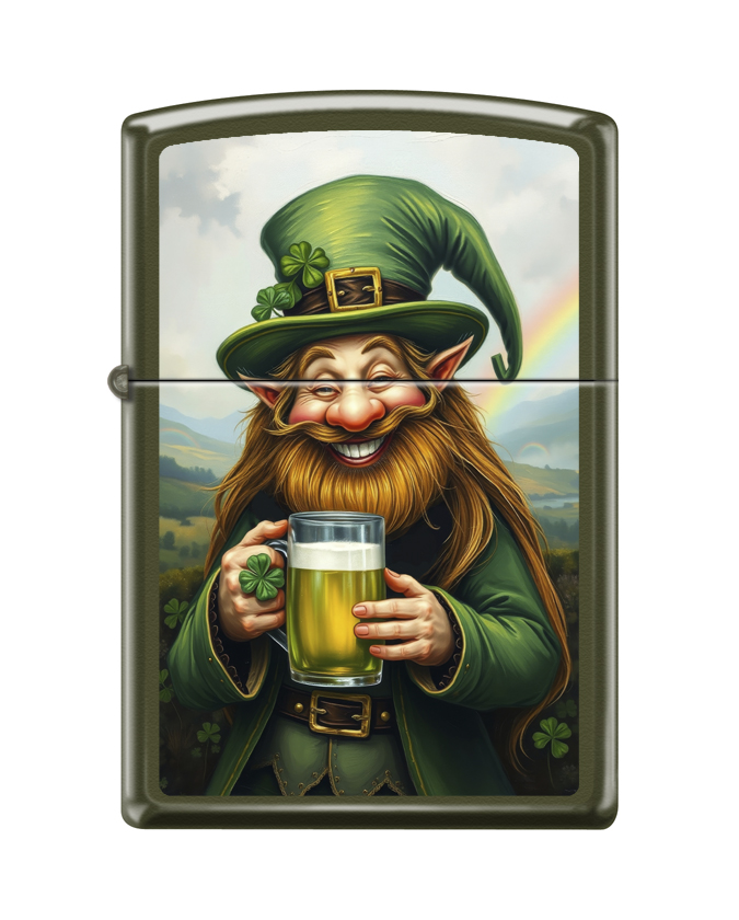 Zippo SMKW Exclusive "Lucky Leprechaun" St. Patrick's Day Lighter ZP425717 View 4