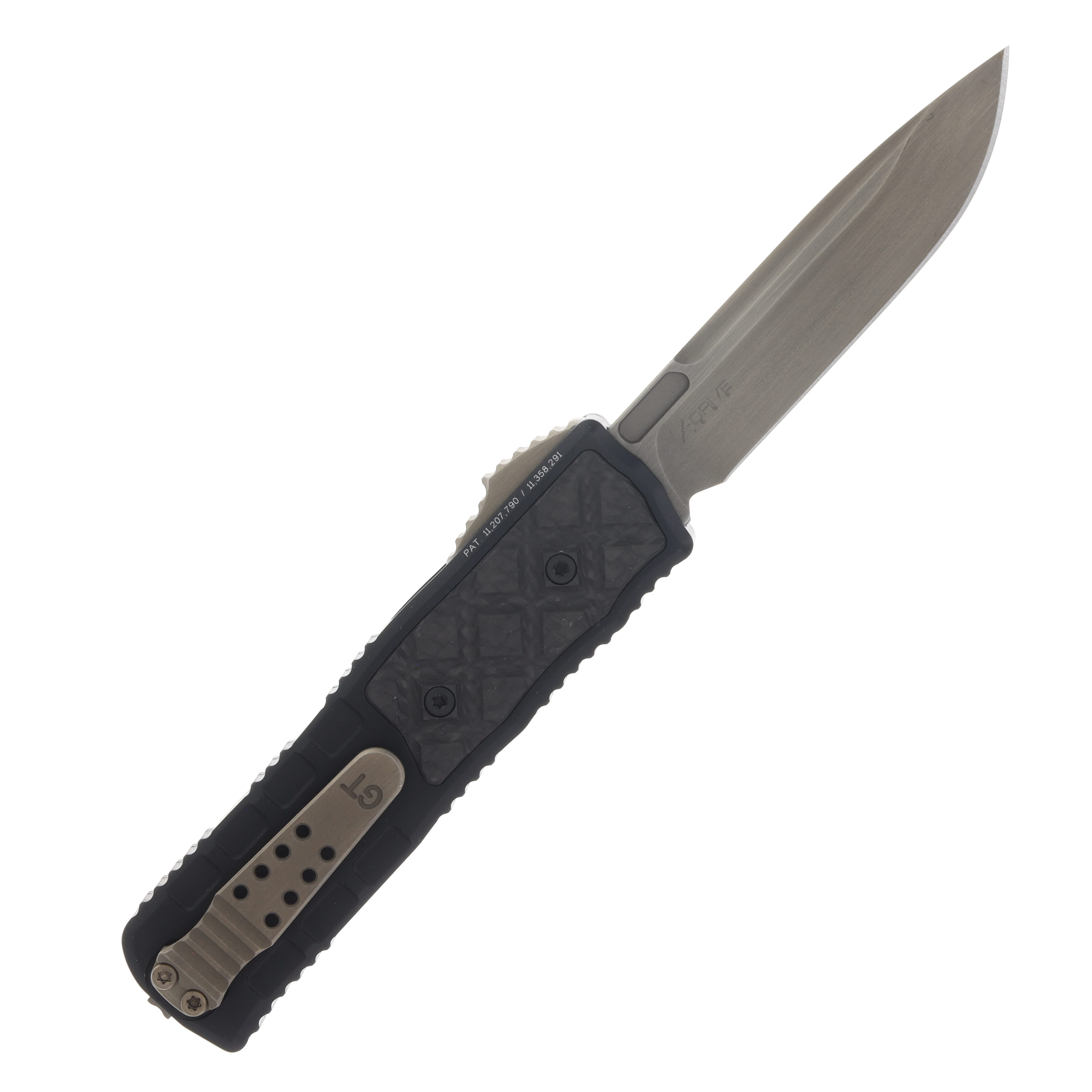 Guardian Tactical Apex OTF Automatic Bronze MagnaMax/Black Aluminum and Carbon Fiber AUGT15-2911 View 2