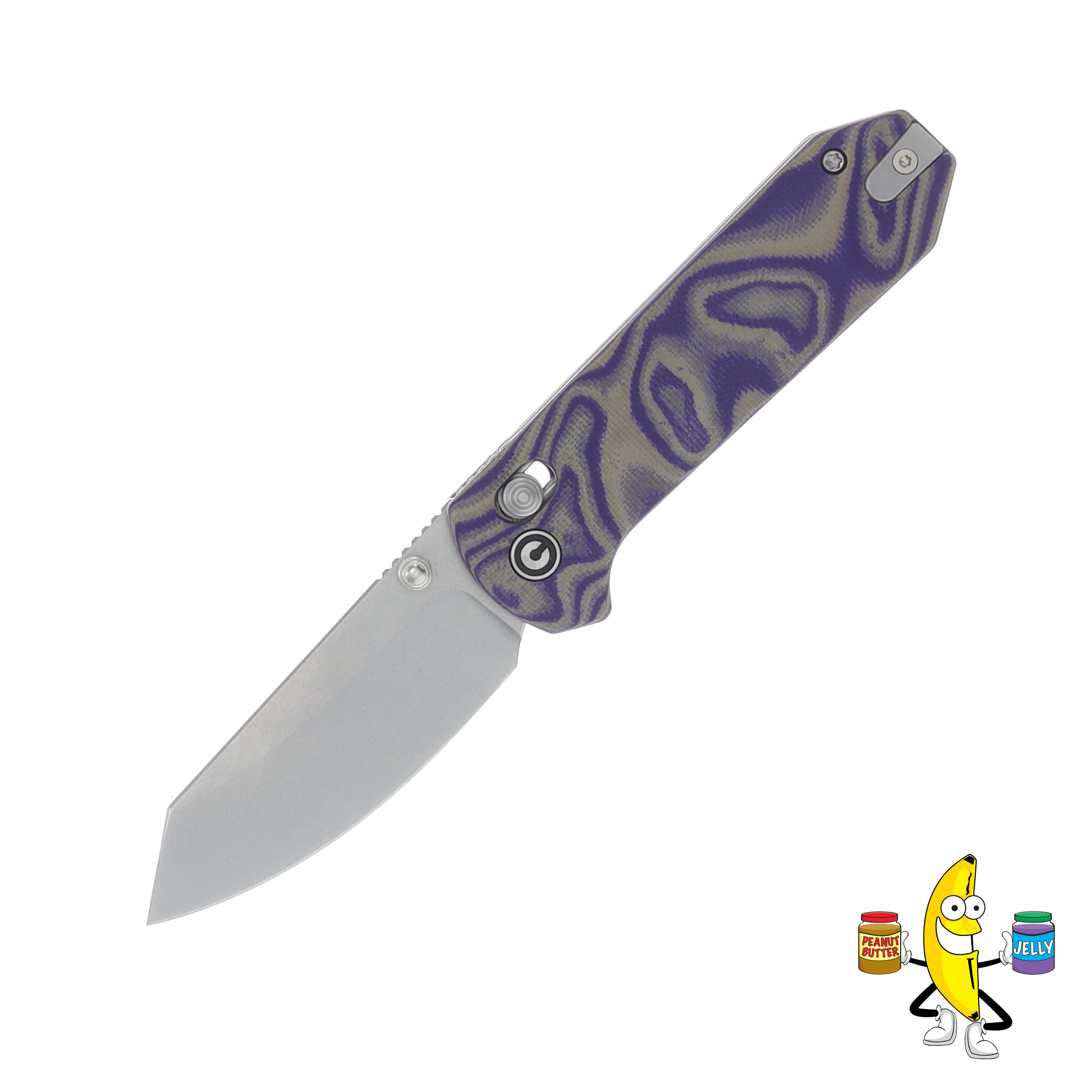 CIVIVI SMKW Exclusive Yonder Folding Knife Peanut Butter & Jelly G