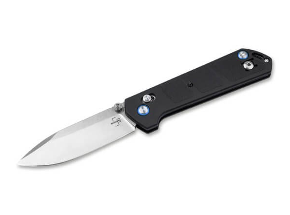 Boker Plus Kihon DC 2.0 Crossbar Lock Folding Knife Satin D2/Black BK01BP0009 View 1
