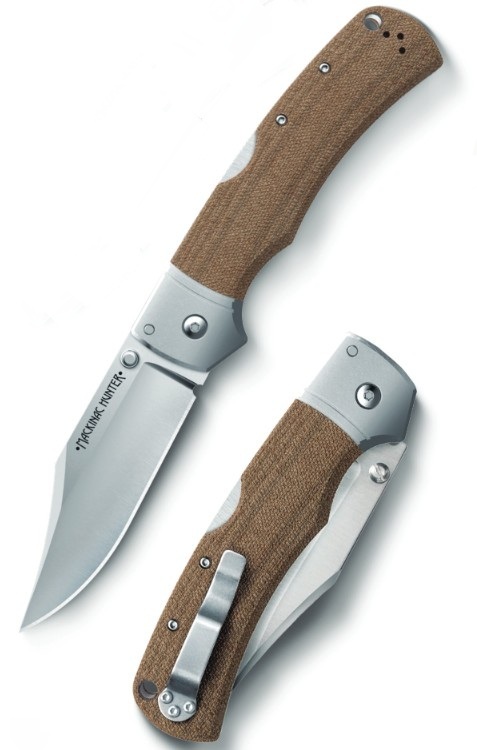 Cold Steel Mackinac Hunter Folding Knife Brown Micarta Handle AUS 10A Steel CS-CS-FL-36MAK-BRST View 1