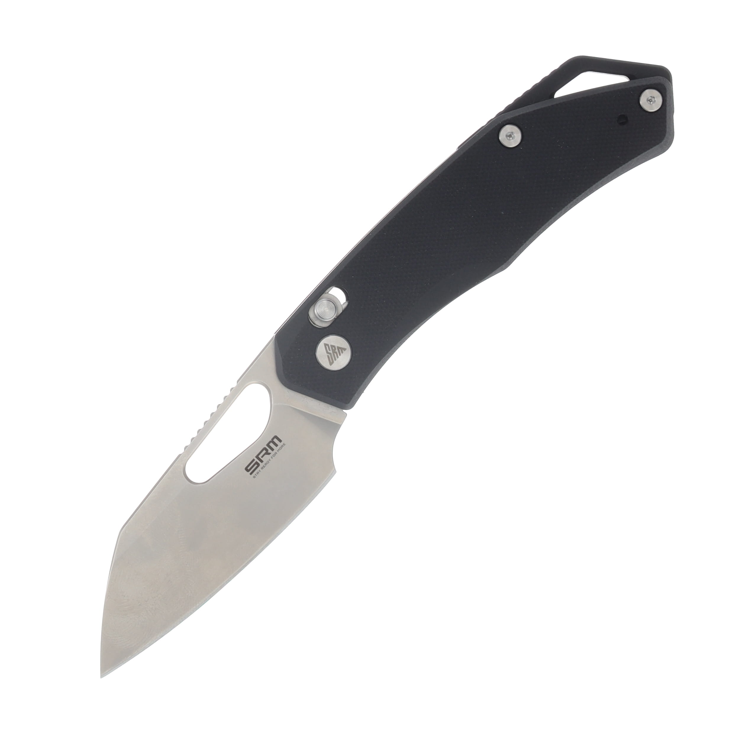 SRM Cub 261M-GB Folding Knife 2.87in Plain Bead Blasted Wharncliffe SRM-261M-GB View 1