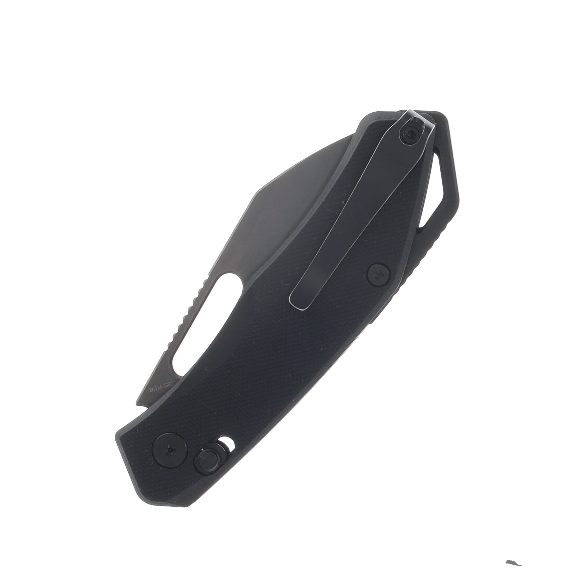 SRM Cub 261M-GB2 Folding Knife 2.87in Plain Black Wharncliffe SRM-261M-GB2 View 5