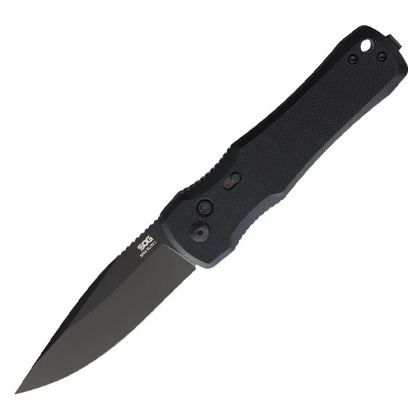 SOG Spec Elite I Automatic Knife PVD AUS10/Black G-10 SOG-SE-54 View 1
