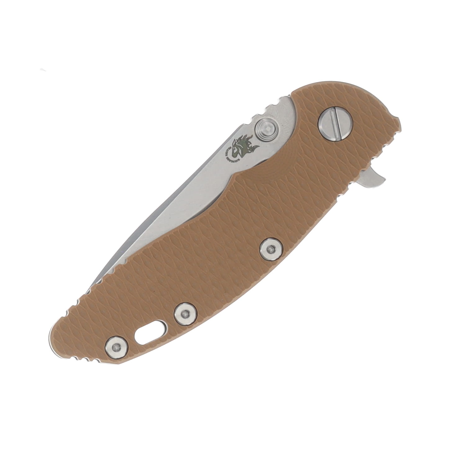 Hinderer 3.25 XM-18 Tri-Way Folding Knife Working Finish Coyote G-10 Handle SW Spear Point Blade KXM325SPEWFSWBLCY View 4